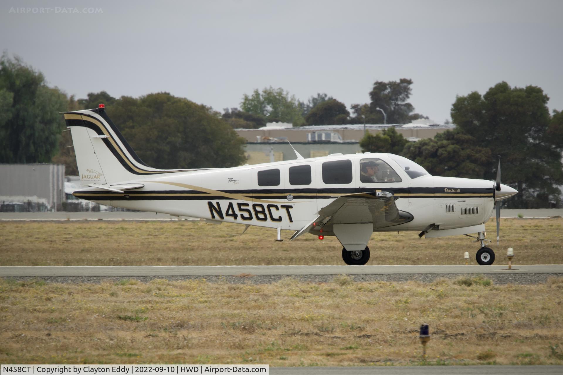 N458CT, 2000 Raytheon Aircraft Company B36TC Bonanza C/N EA-661, Hayward Airport in California 2022.