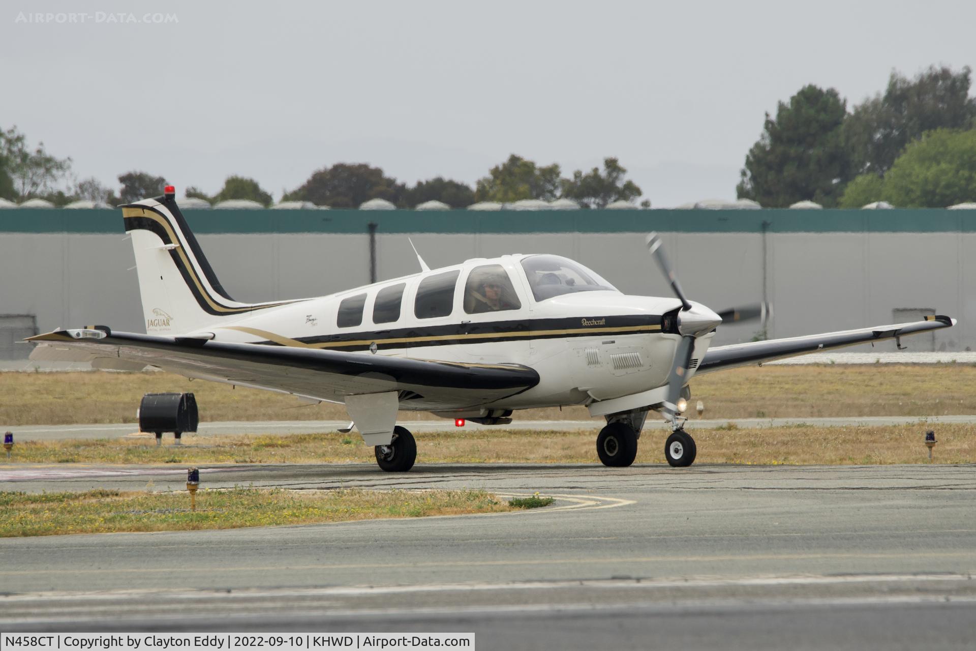 N458CT, 2000 Raytheon Aircraft Company B36TC Bonanza C/N EA-661, Hayward Airport in California 2022.