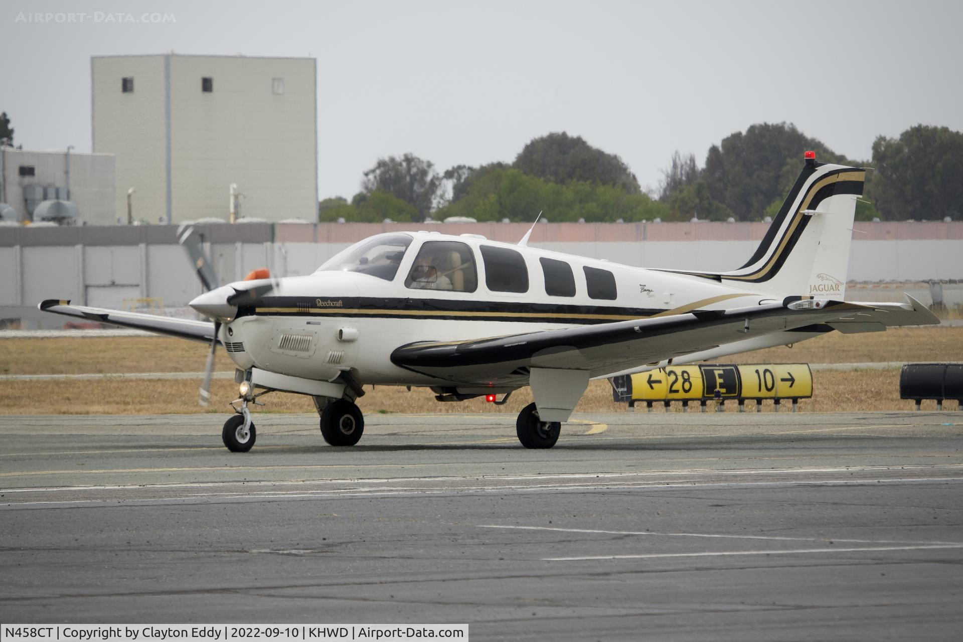 N458CT, 2000 Raytheon Aircraft Company B36TC Bonanza C/N EA-661, Hayward Airport in California 2022.