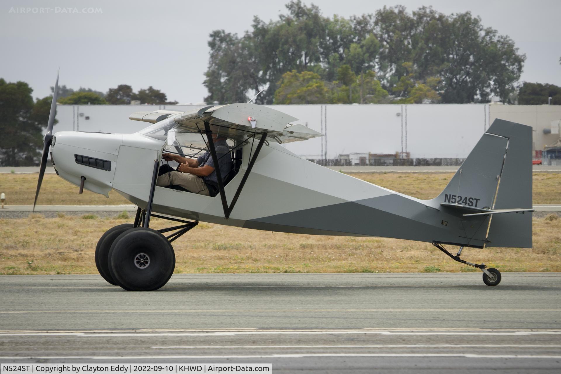 N524ST, 2015 Just Aircraft JA30 Superstol C/N JA412-09-14, Hayward airport in California 2022.
