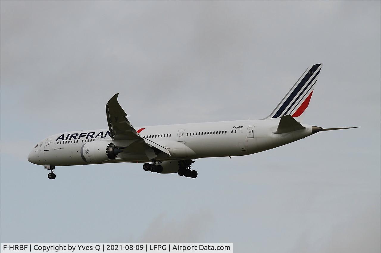 F-HRBF, 2018 Boeing 787-9 Dreamliner Dreamliner C/N 42488, Boeing 787-9 Dreamliner, On final rwy 26L, Roissy Charles De Gaulle airport (LFPG-CDG)