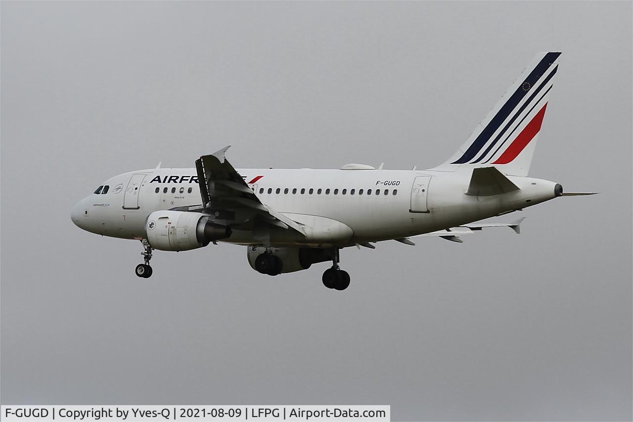 F-GUGD, 2003 Airbus A318-111 C/N 2081, Airbus A318-111, On final rwy 26L, Roissy Charles De Gaulle airport (LFPG-CDG)