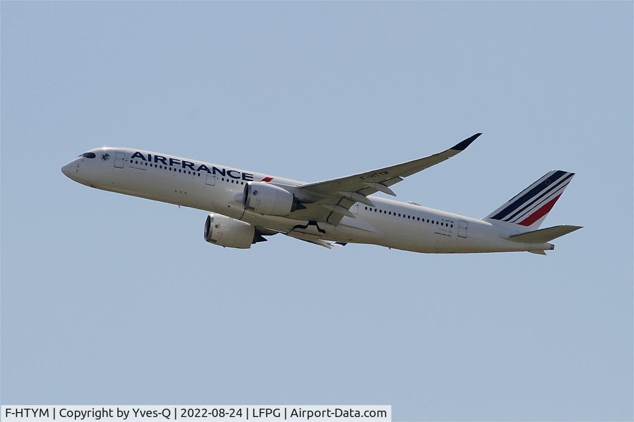 F-HTYM, 2022 Airbus A350-941 C/N 520, Airbus 350-941, Climbing from rwy 08L, Roissy Charles De Gaulle airport (LFPG-CDG)