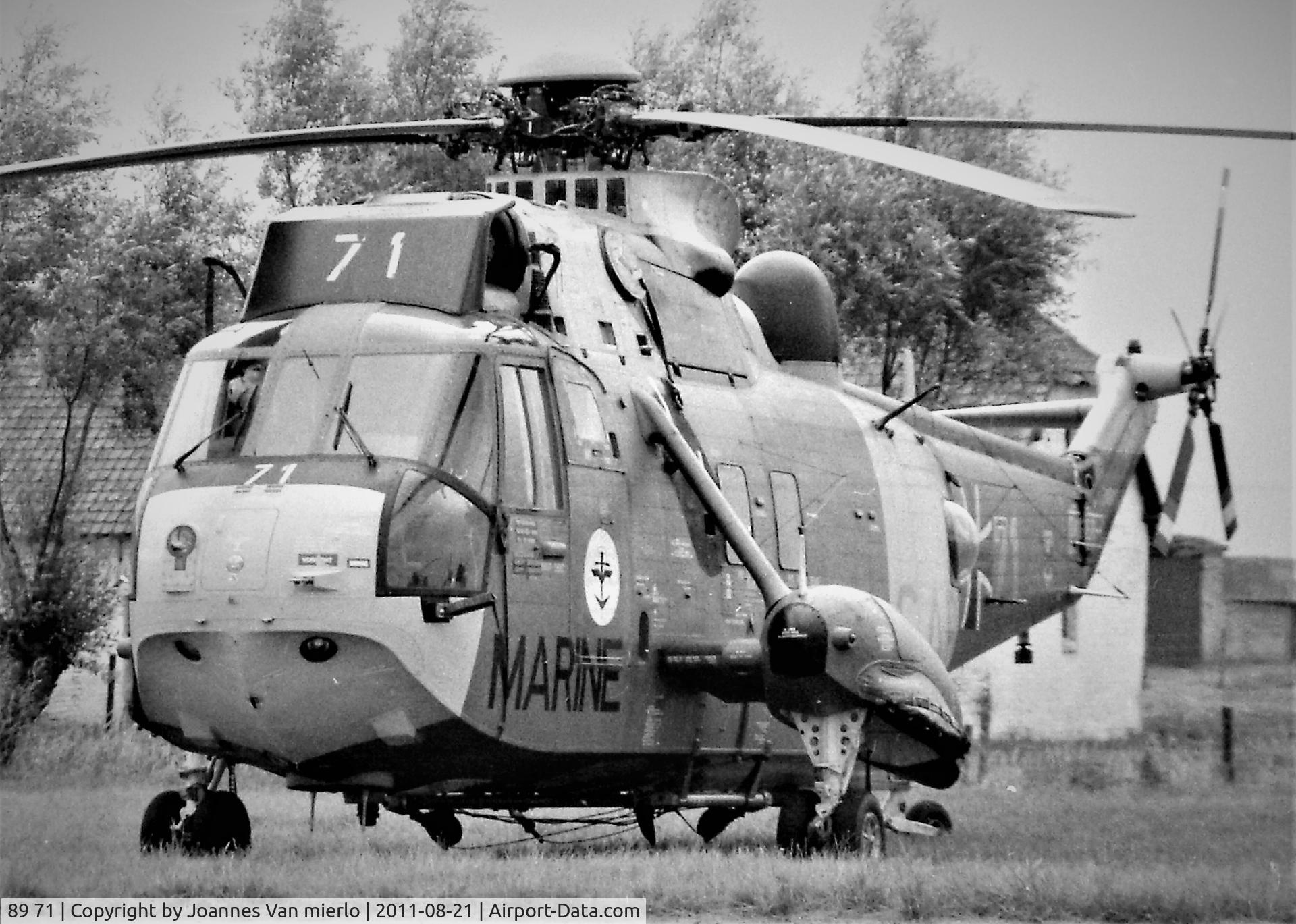 89 71, Westland Sea King Mk.41 C/N WA775/107, Belgium
