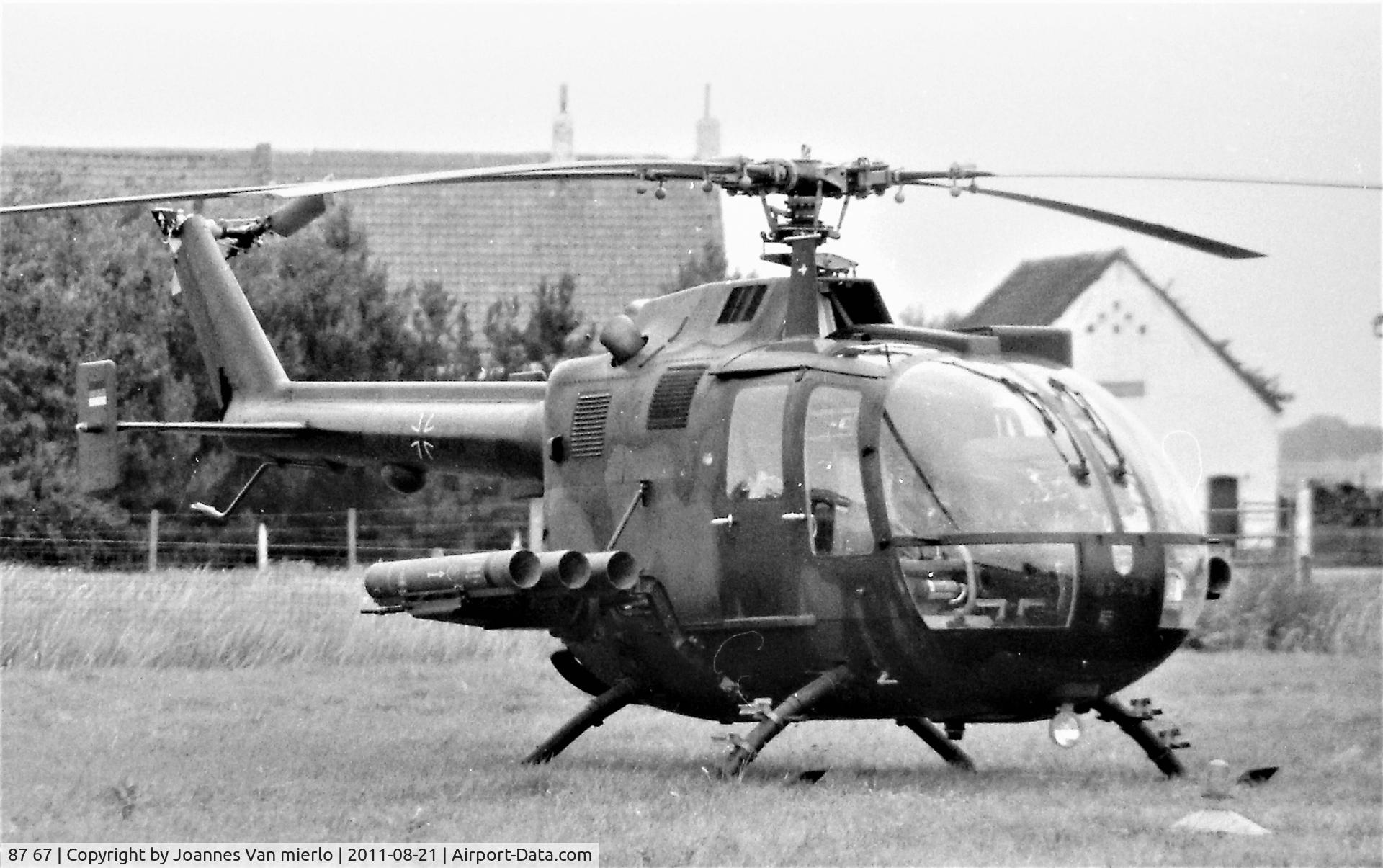 87 67, MBB Bo.105P1M C/N 6167, Belgium