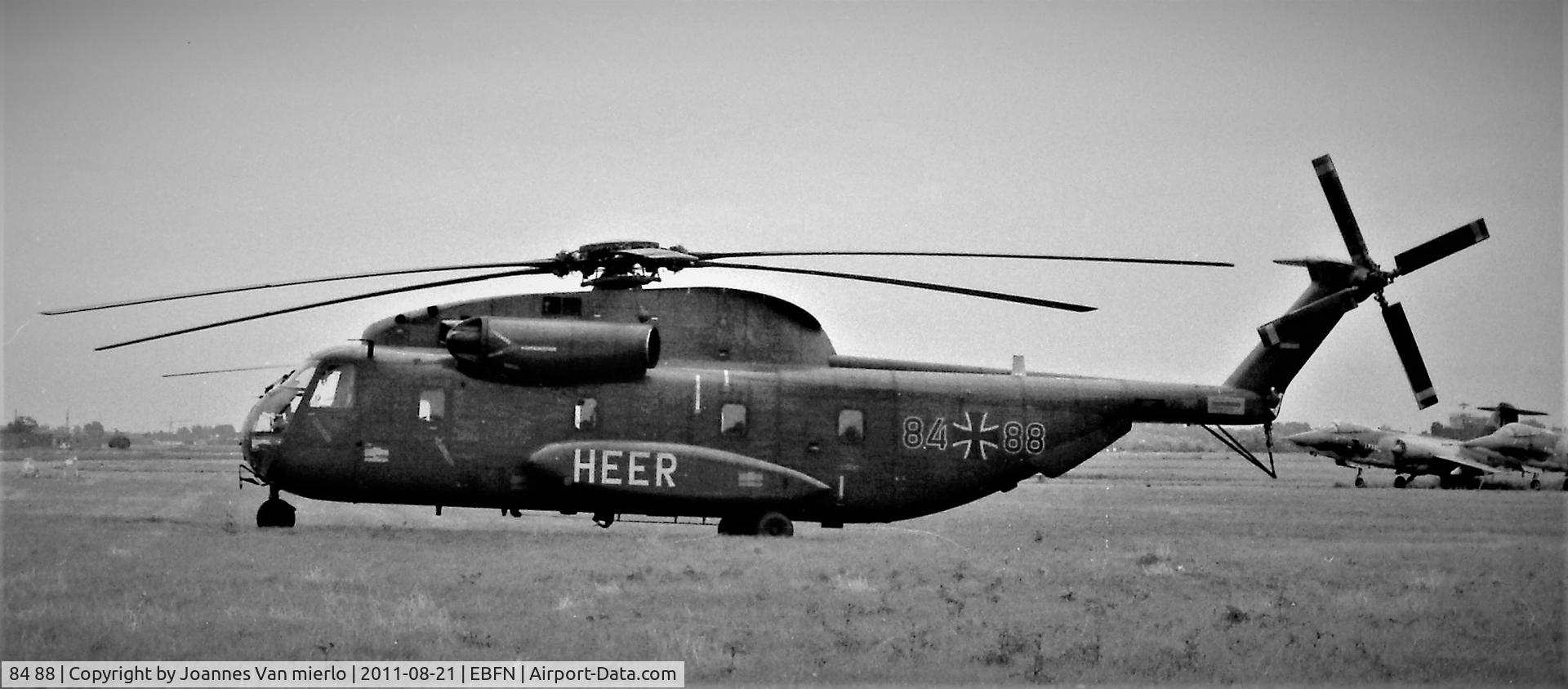 84 88, Sikorsky (VFW-Fokker) CH-53G C/N V65-086, Kosijde, Belgium