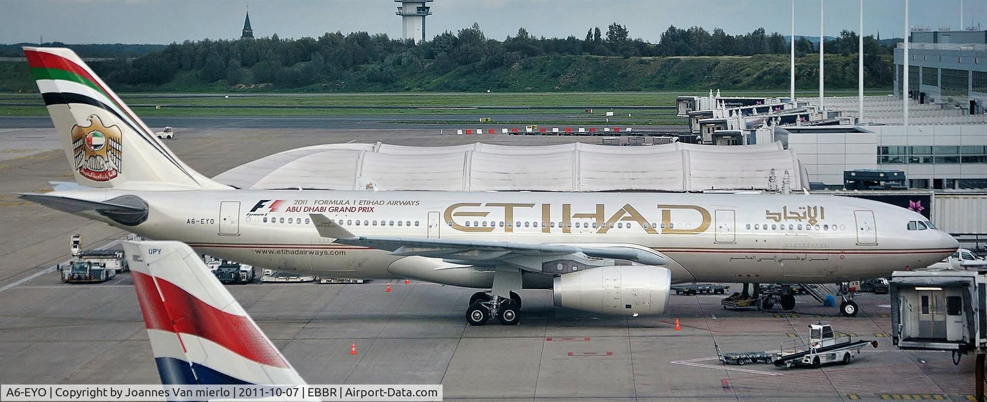 A6-EYO, 2007 Airbus A330-243 C/N 852, Brussels