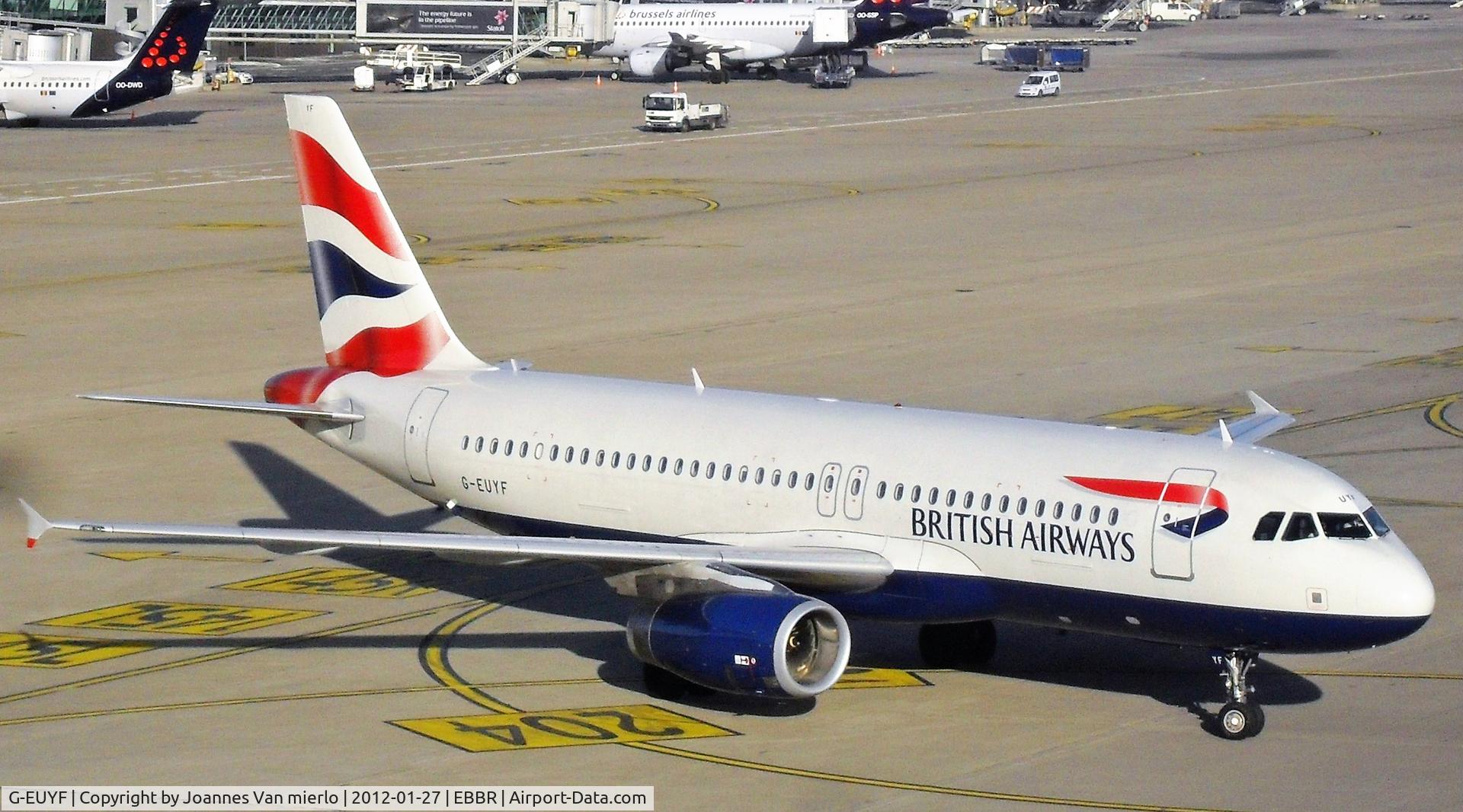 G-EUYF, 2010 Airbus A320-232 C/N 4185, Brussels