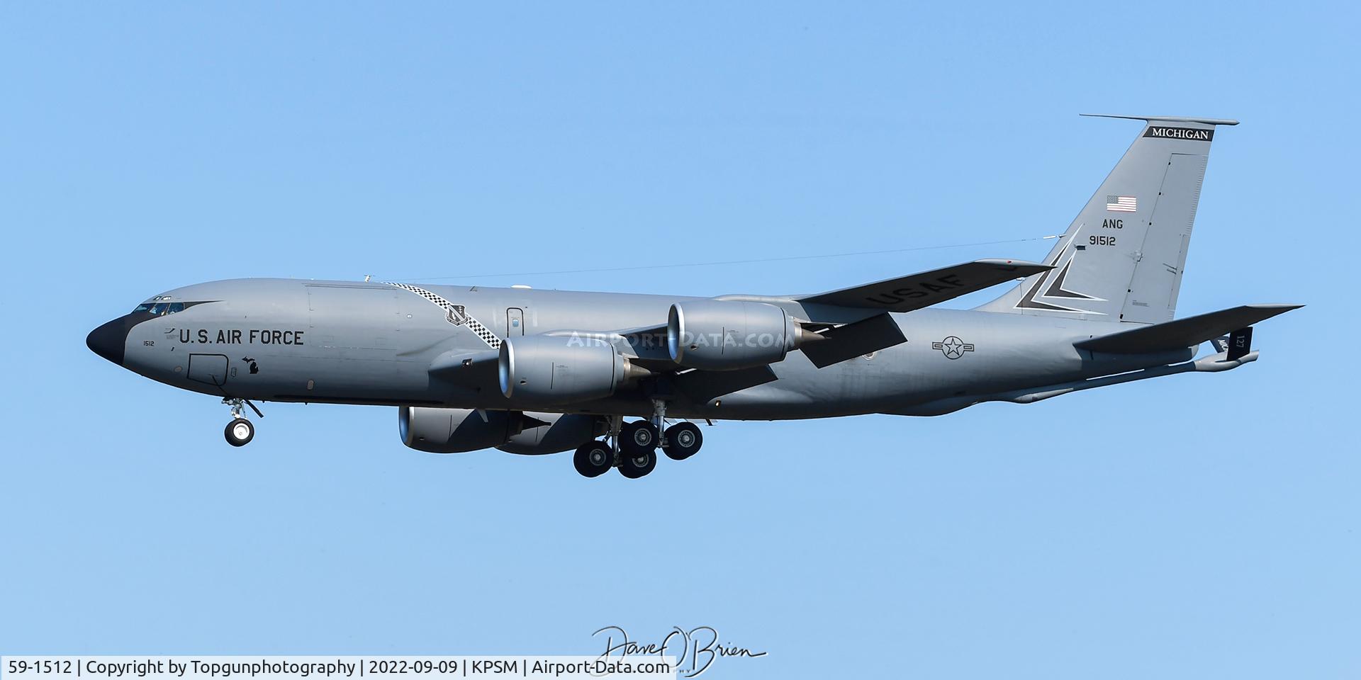 59-1512, 1959 Boeing KC-135T Stratotanker C/N 18000, Love the Heritage paint scheme