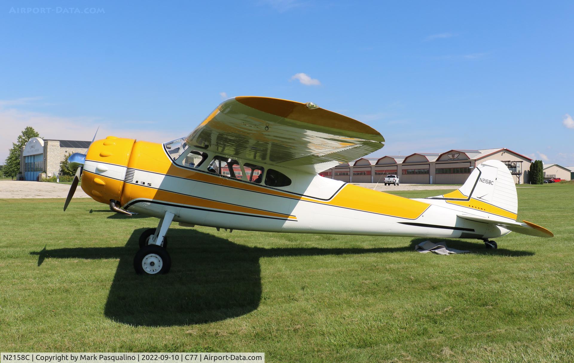 N2158C, 1954 Cessna 195B Businessliner C/N 16143, Cessna 195B