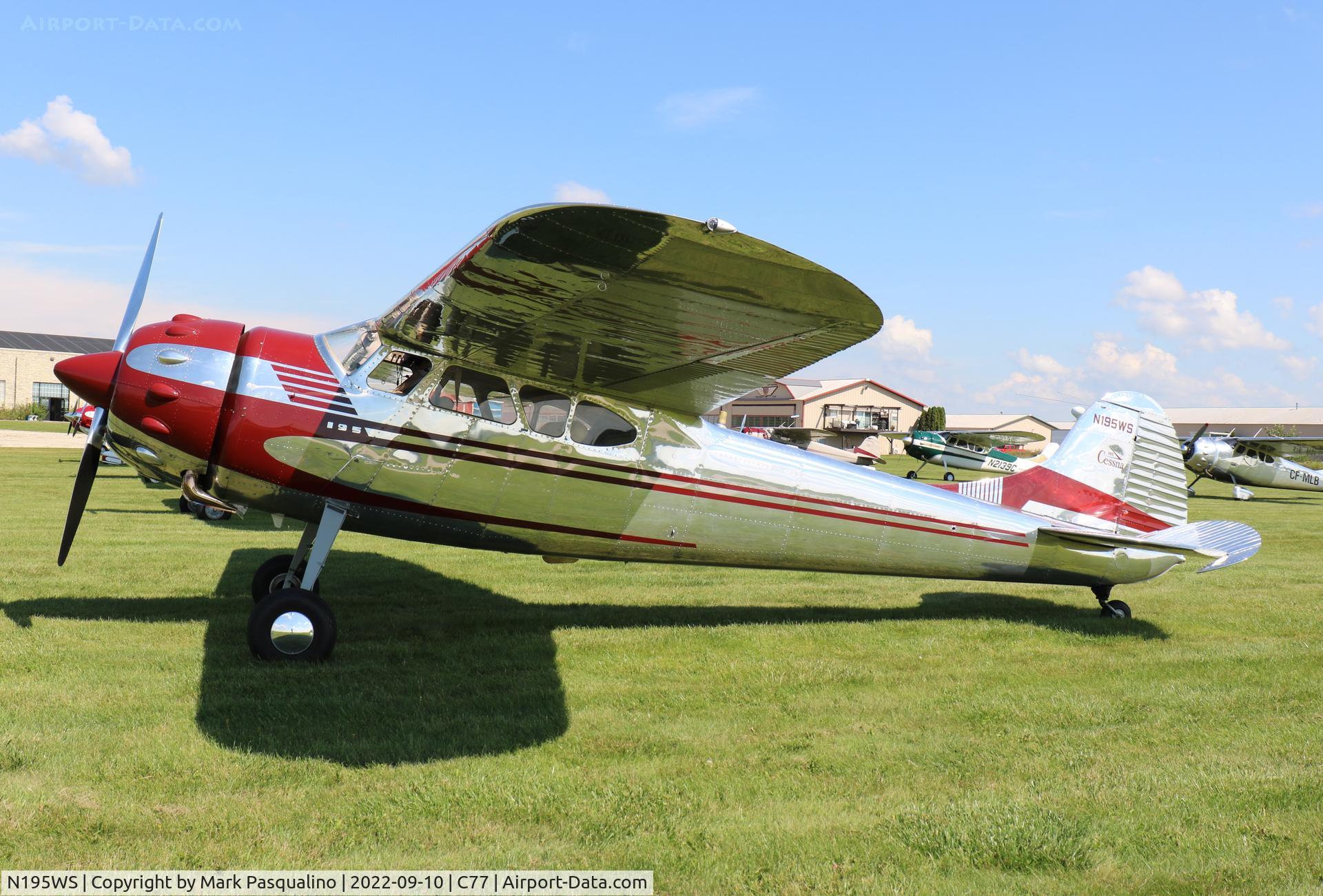 N195WS, 1952 Cessna 195B Businessliner C/N 7908, Cessna 195B
