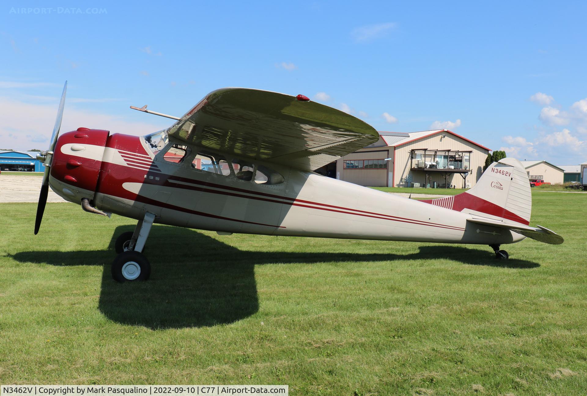 N3462V, 1948 Cessna 195A C/N 7187, Cessna 195A