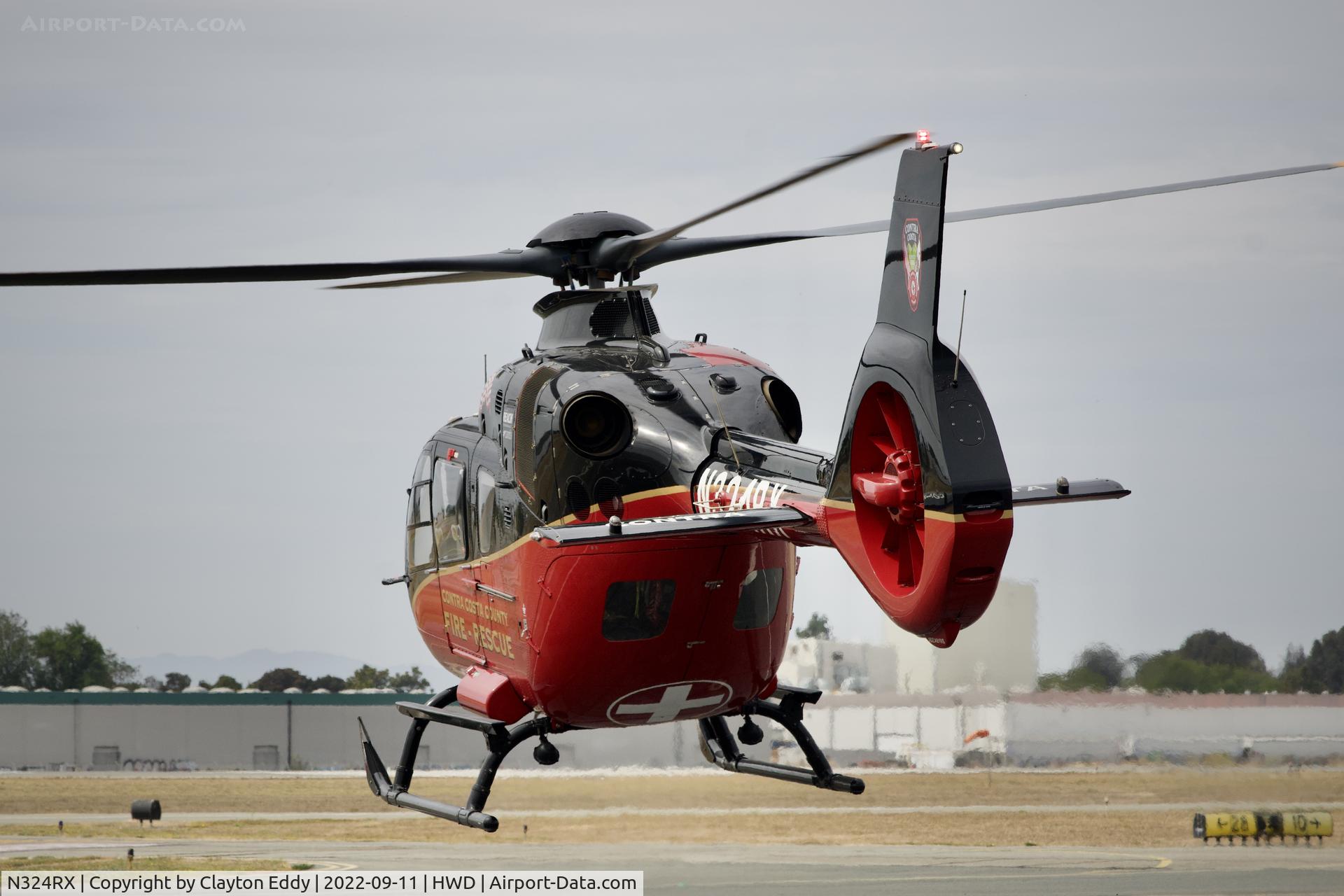 N324RX, 2018 Airbus Helicopters EC-135P-3 C/N 1274, Hayward airport open house in California 2022.