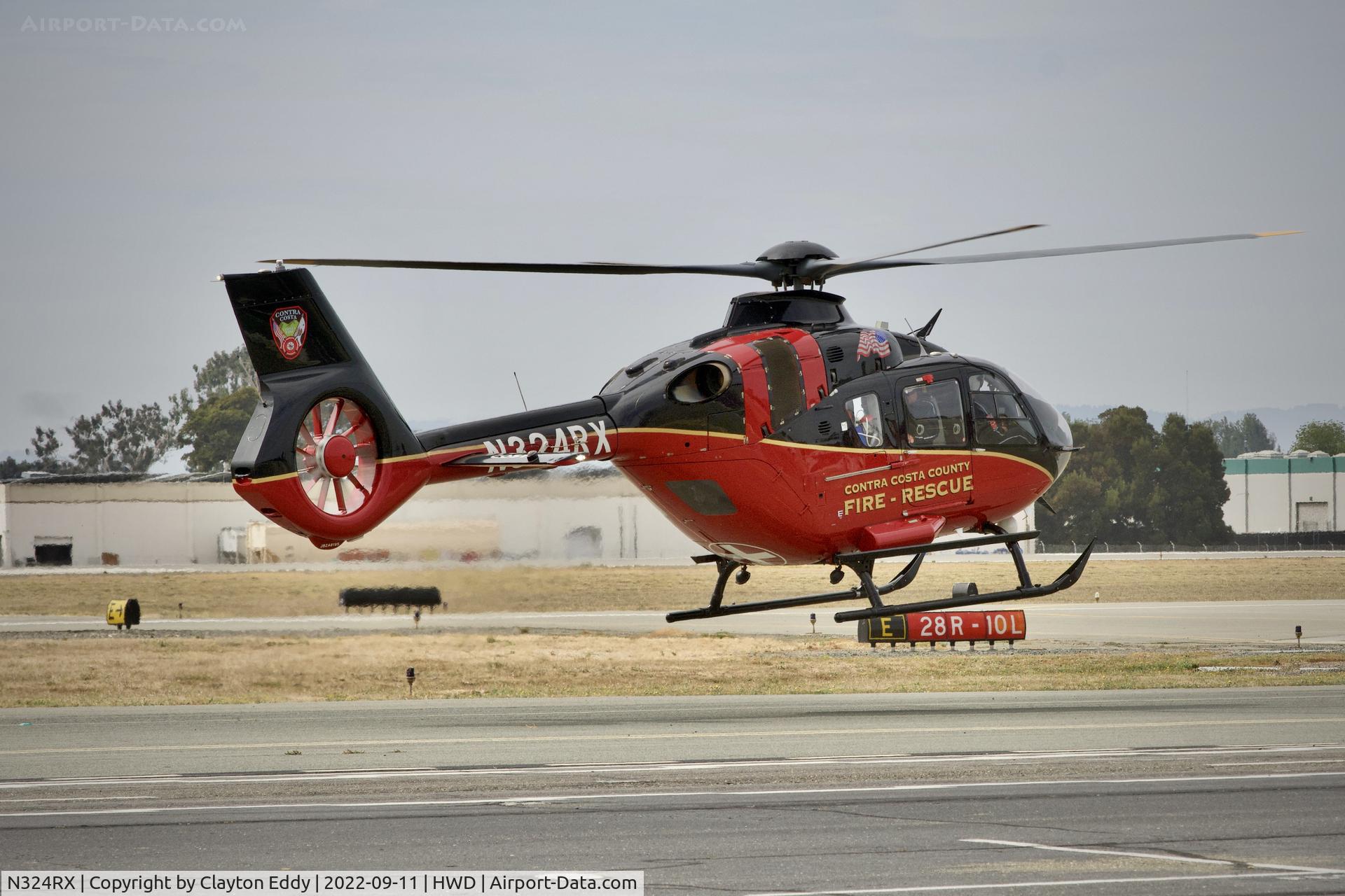 N324RX, 2018 Airbus Helicopters EC-135P-3 C/N 1274, Hayward airport open house California 2022.