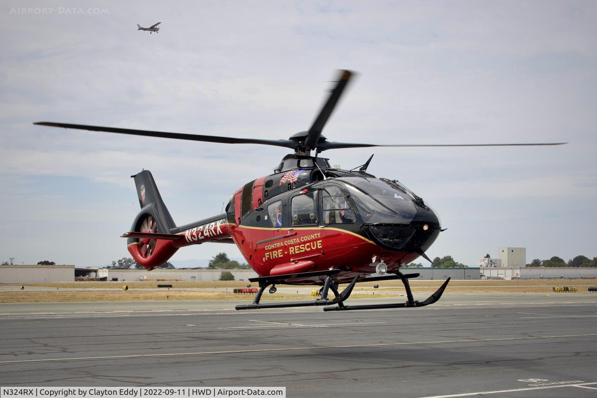 N324RX, 2018 Airbus Helicopters EC-135P-3 C/N 1274, Hayward airport open house California 2022.