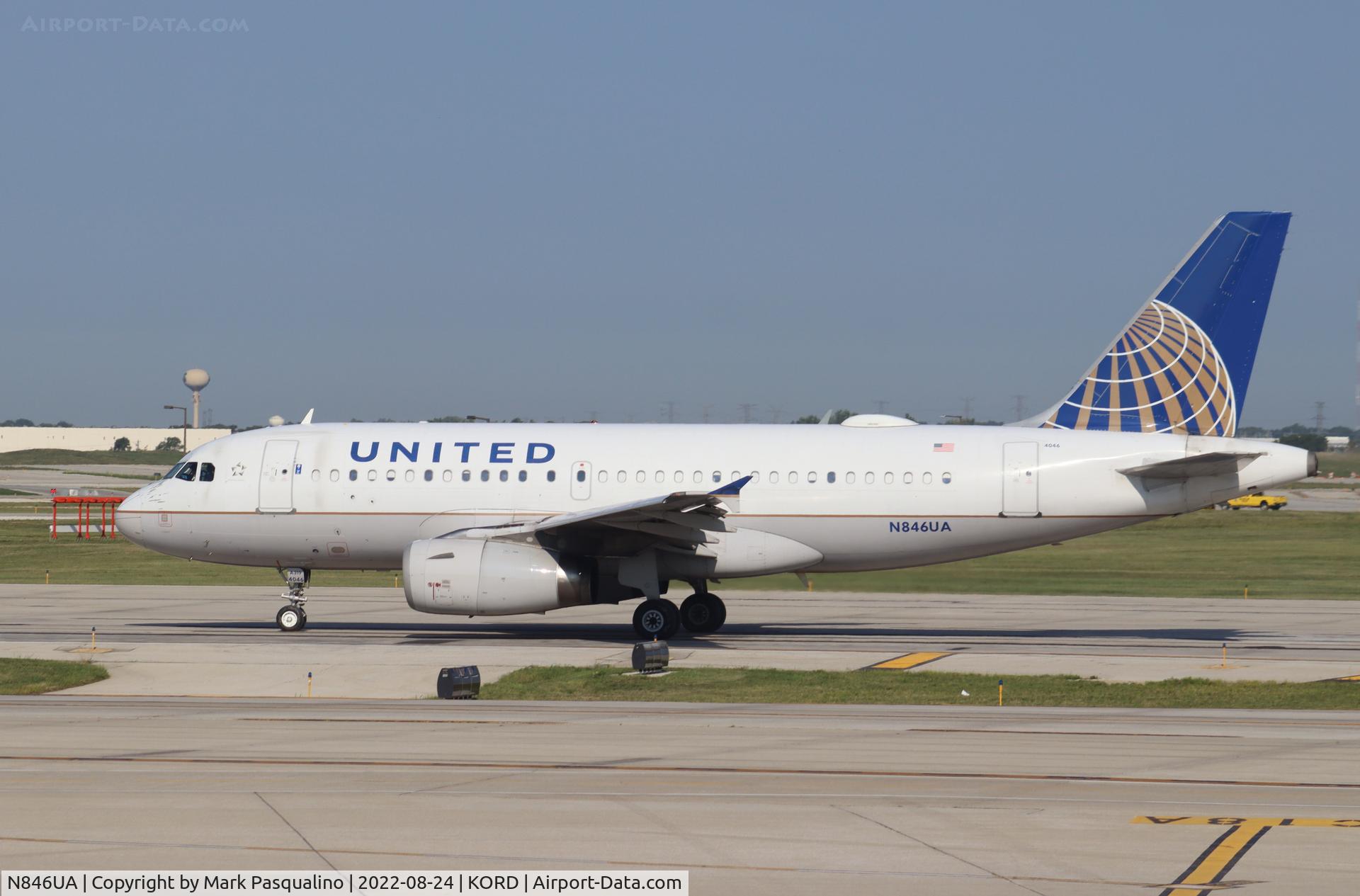 N846UA, 2001 Airbus A319-131 C/N 1600, Airbus A319-131