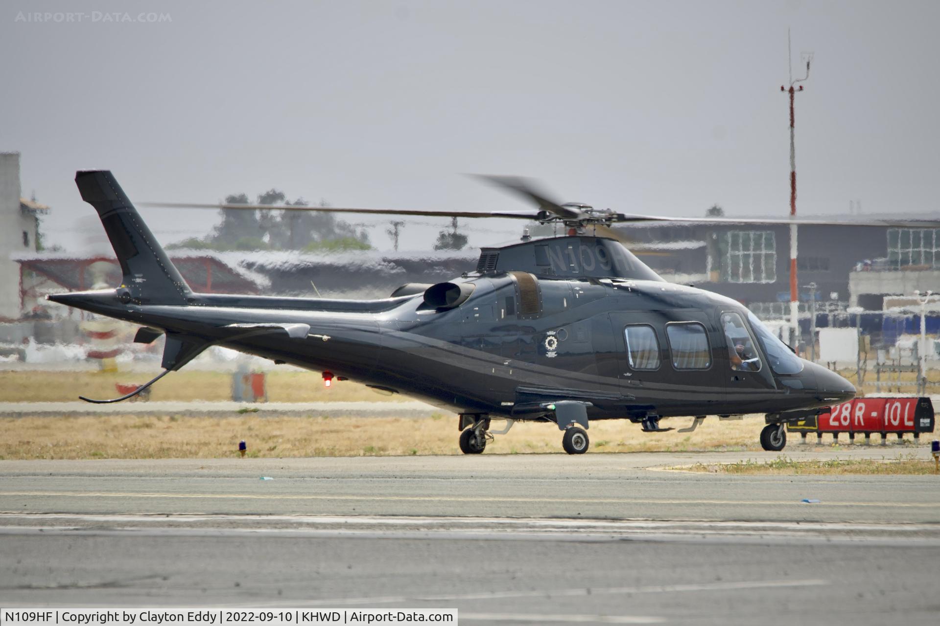 N109HF, 2007 Agusta A-109S C/N 22036, Hayward airport California 2022.