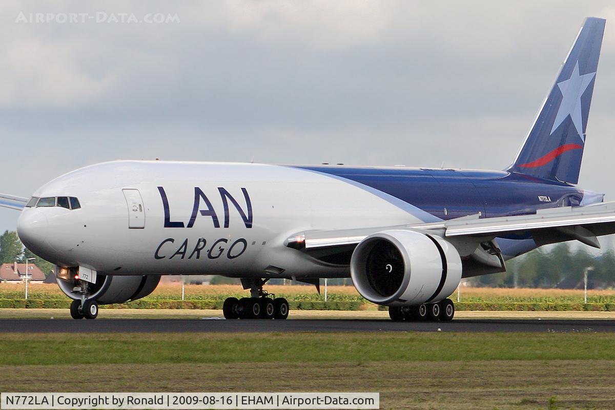 N772LA, 2009 Boeing 777-F6N C/N 37708, at spl