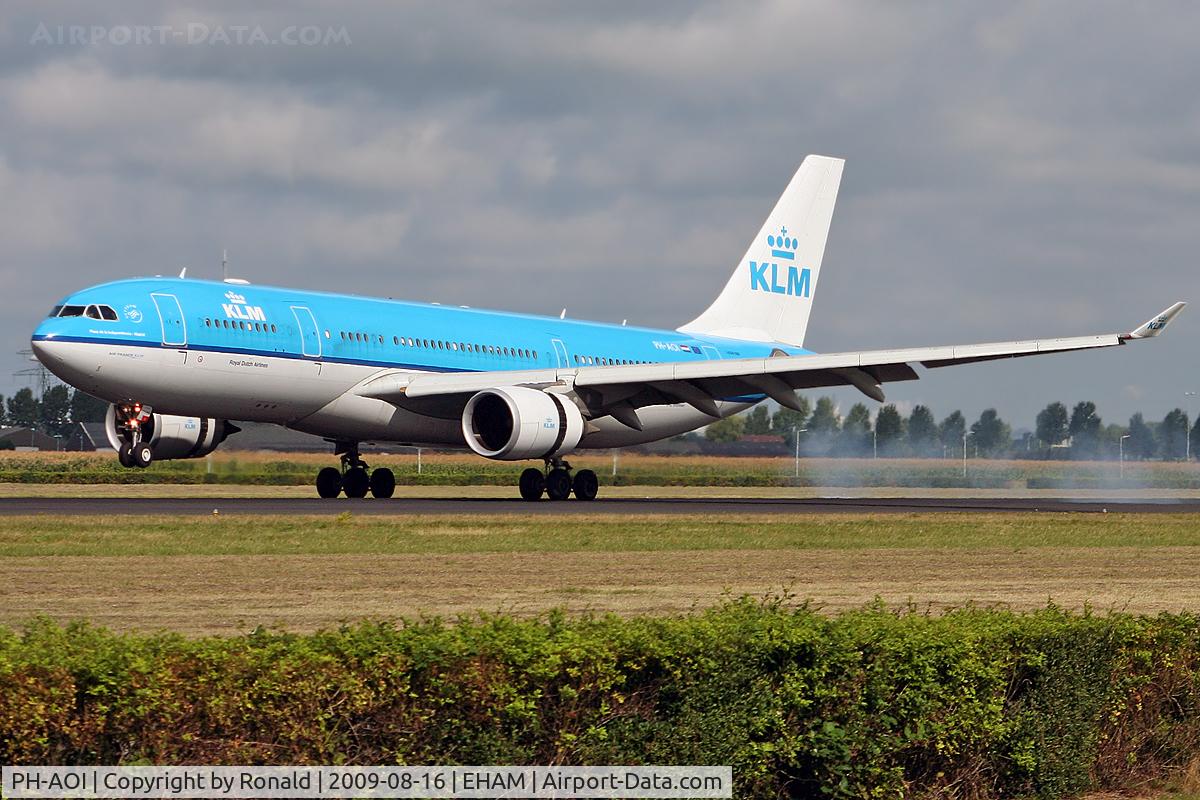 PH-AOI, 2007 Airbus A330-203 C/N 819, at spl