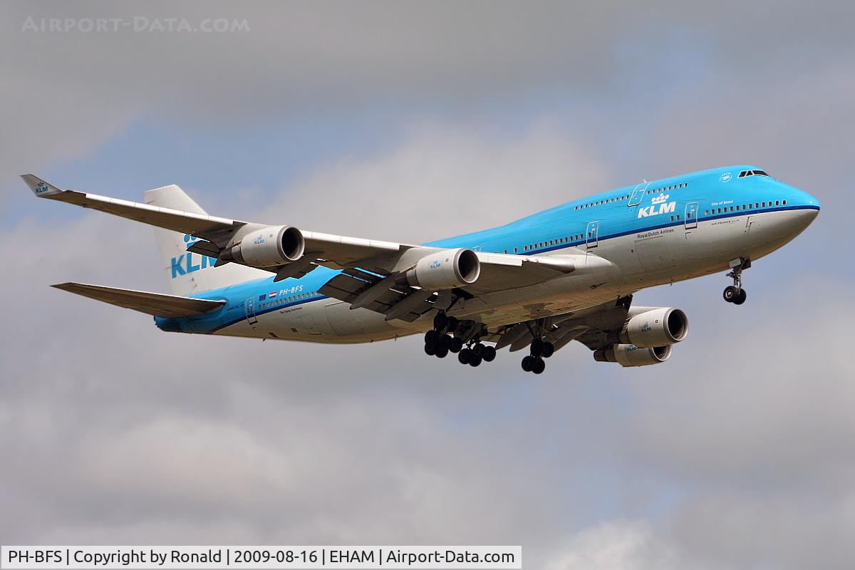 PH-BFS, 1996 Boeing 747-406BC C/N 28195, at spl
