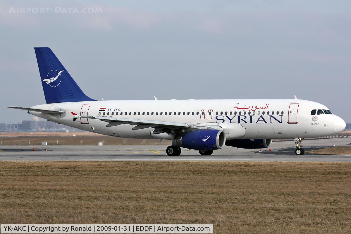 YK-AKC, 1999 Airbus A320-232 C/N 1032, at fra