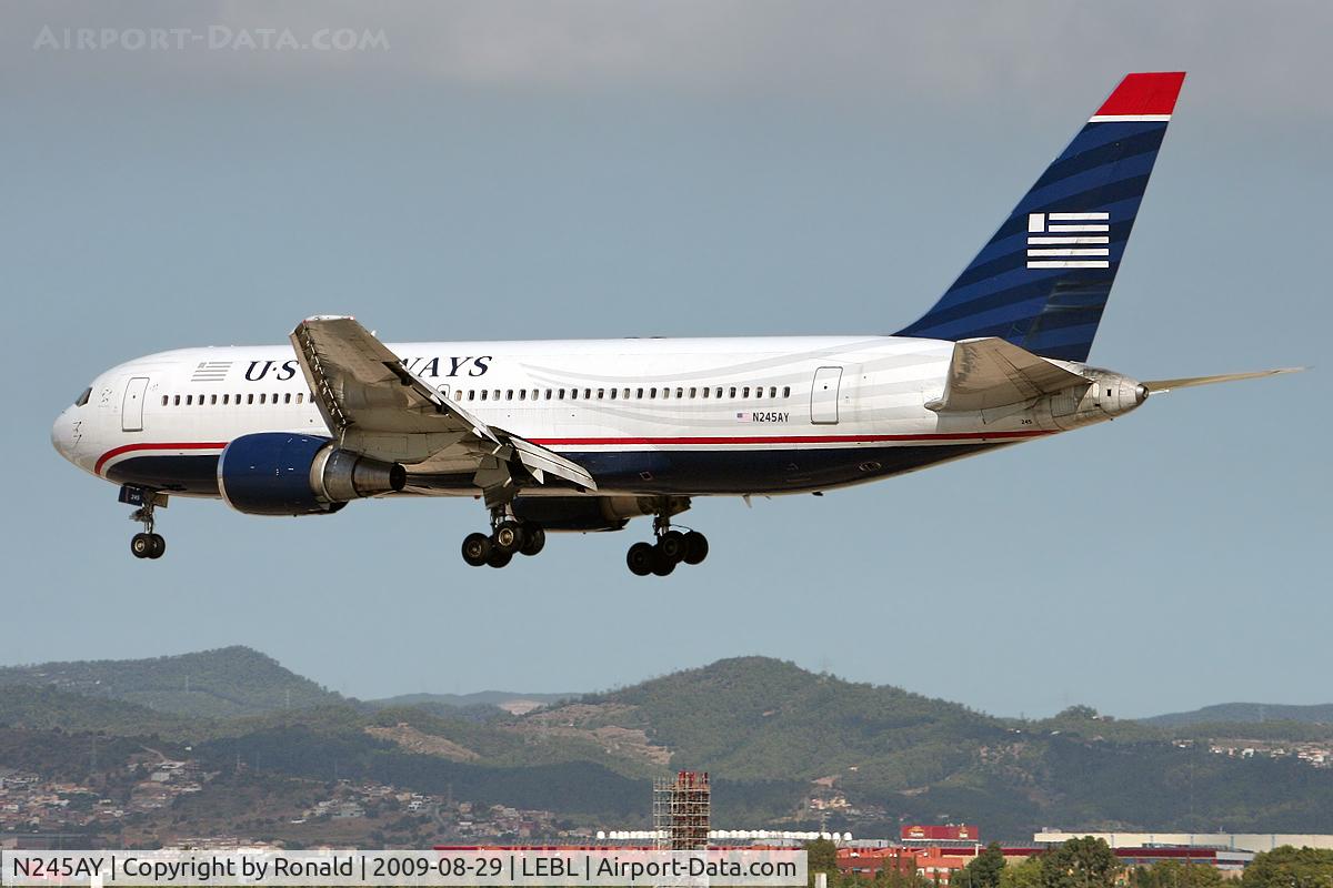 N245AY, 1987 Boeing 767-201 C/N 23897, at bcn