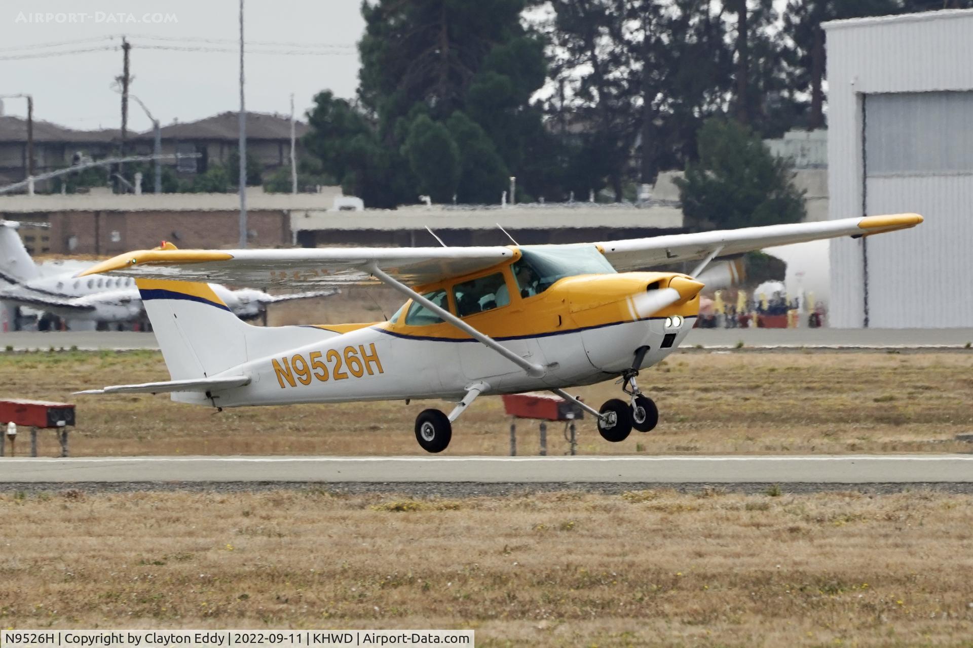 N9526H, 1975 Cessna 172M C/N 17266201, Hayward airport in California 2022.