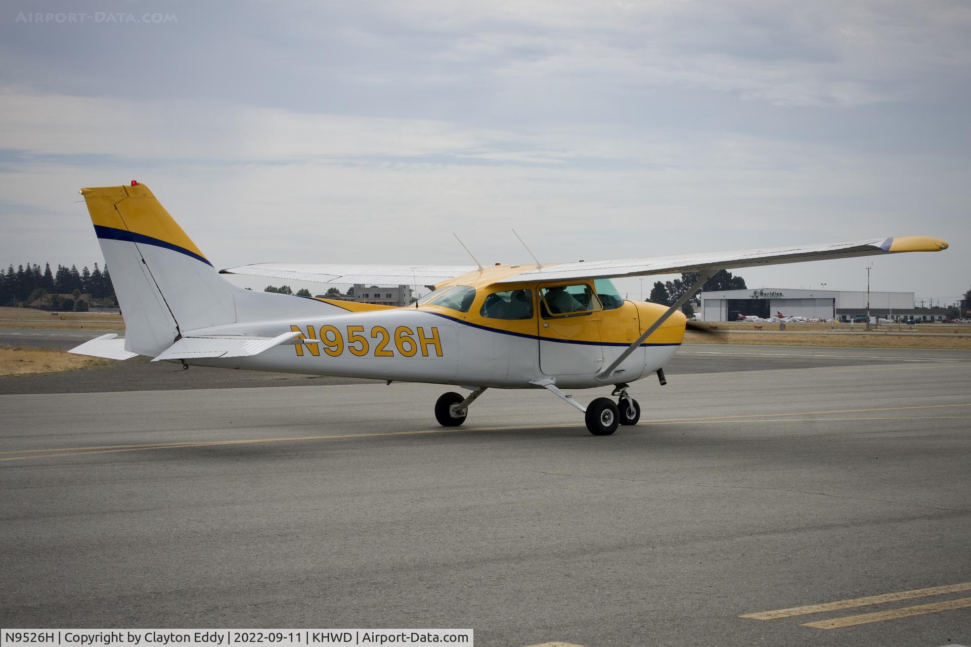 N9526H, 1975 Cessna 172M C/N 17266201, Hayward airport in California 2022.