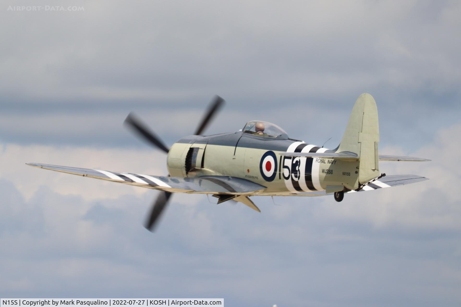 N15S, 1953 Hawker Sea Fury FB.11 C/N 41H/696792, Hawker Sea Fury FB.11