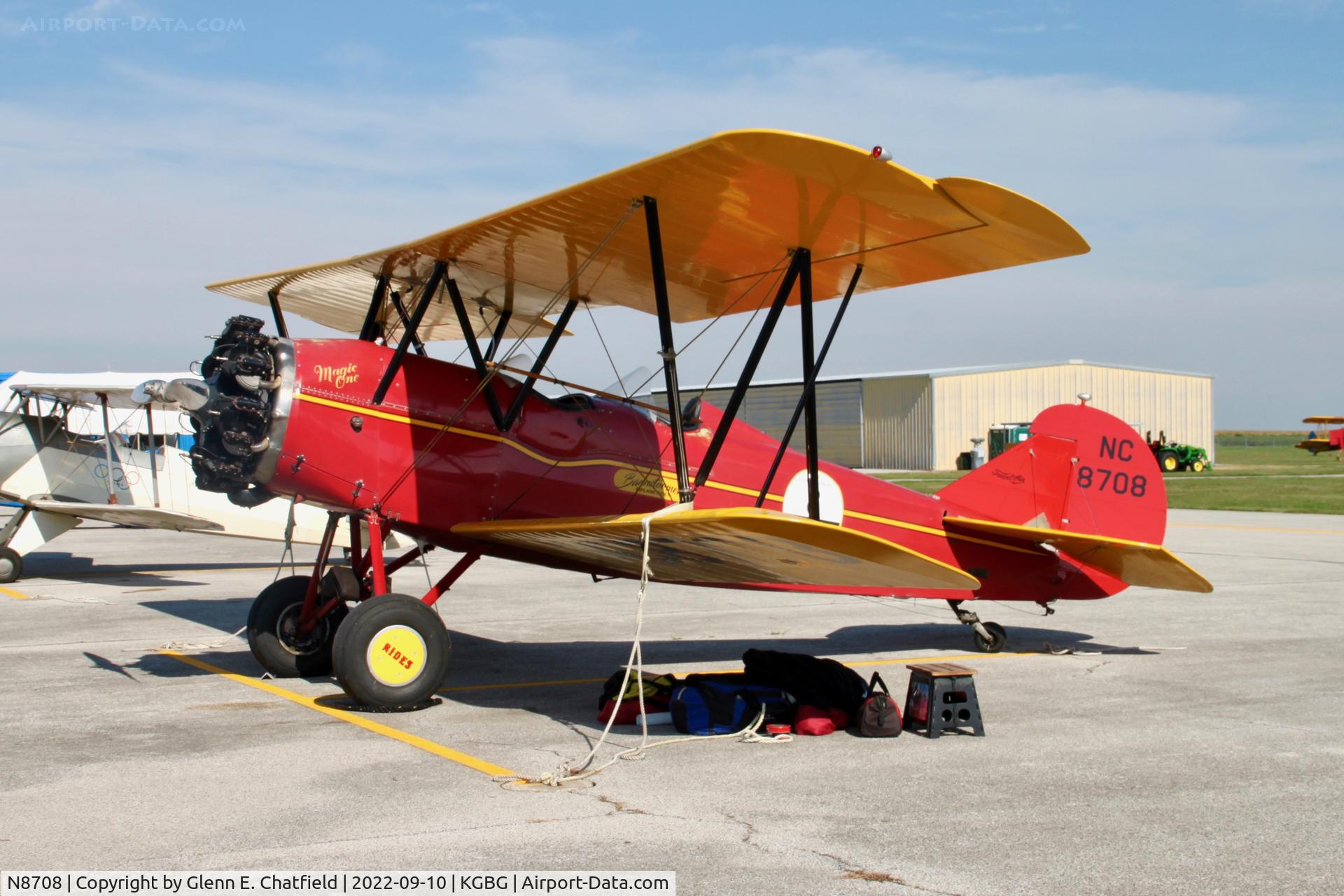 N8708, 1929 Curtiss-Wright Travel Air D-4000 C/N 926, At the Stearman Fly-in