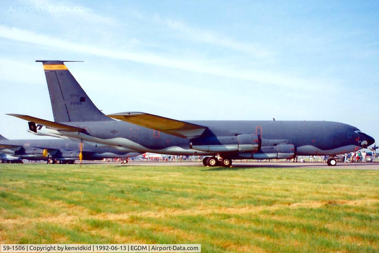 59-1506, 1959 Boeing KC-135E Stratotanker C/N 17994, At Boscombe Down, scanned from print.