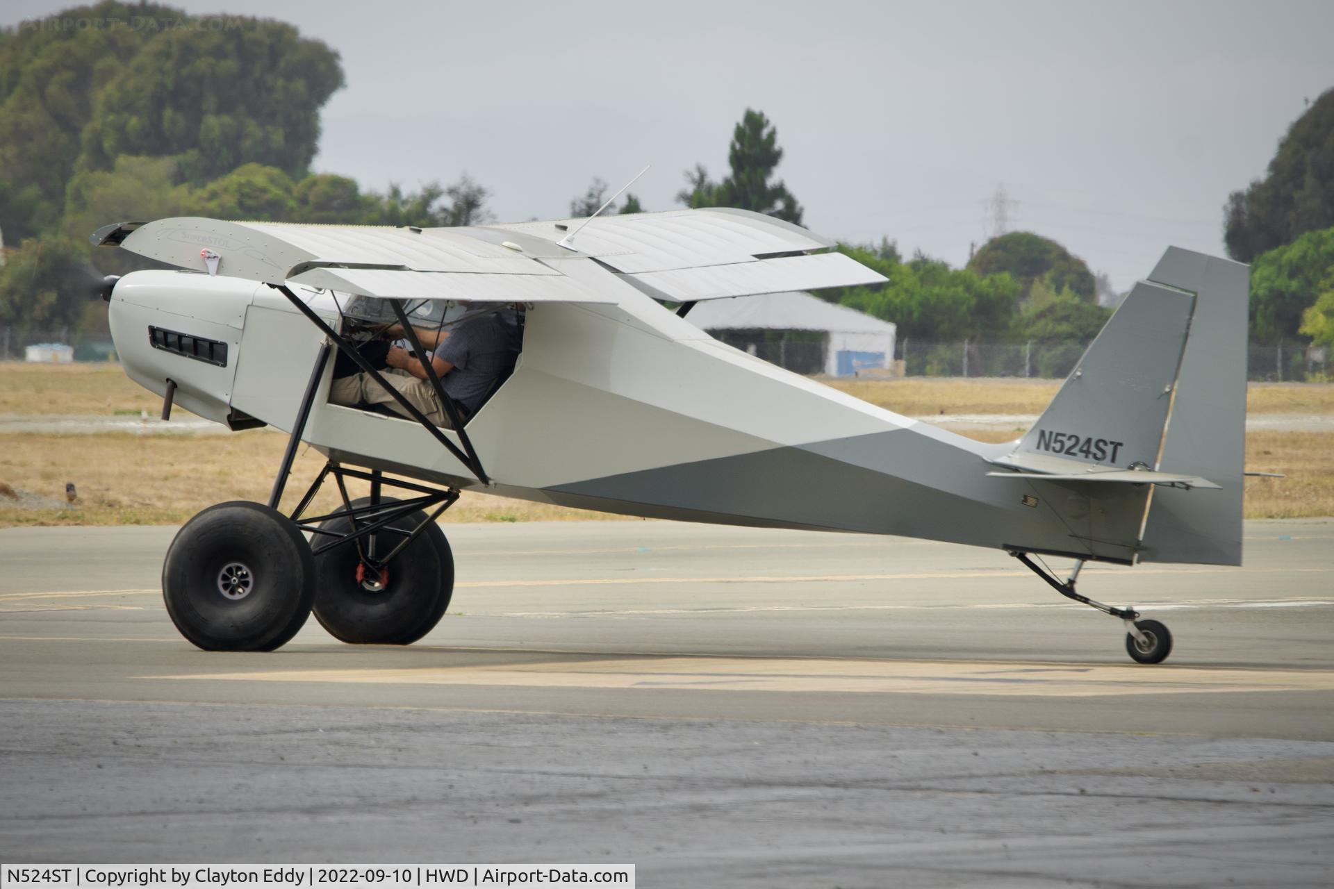 N524ST, 2015 Just Aircraft JA30 Superstol C/N JA412-09-14, Hayward airport in California 2022.