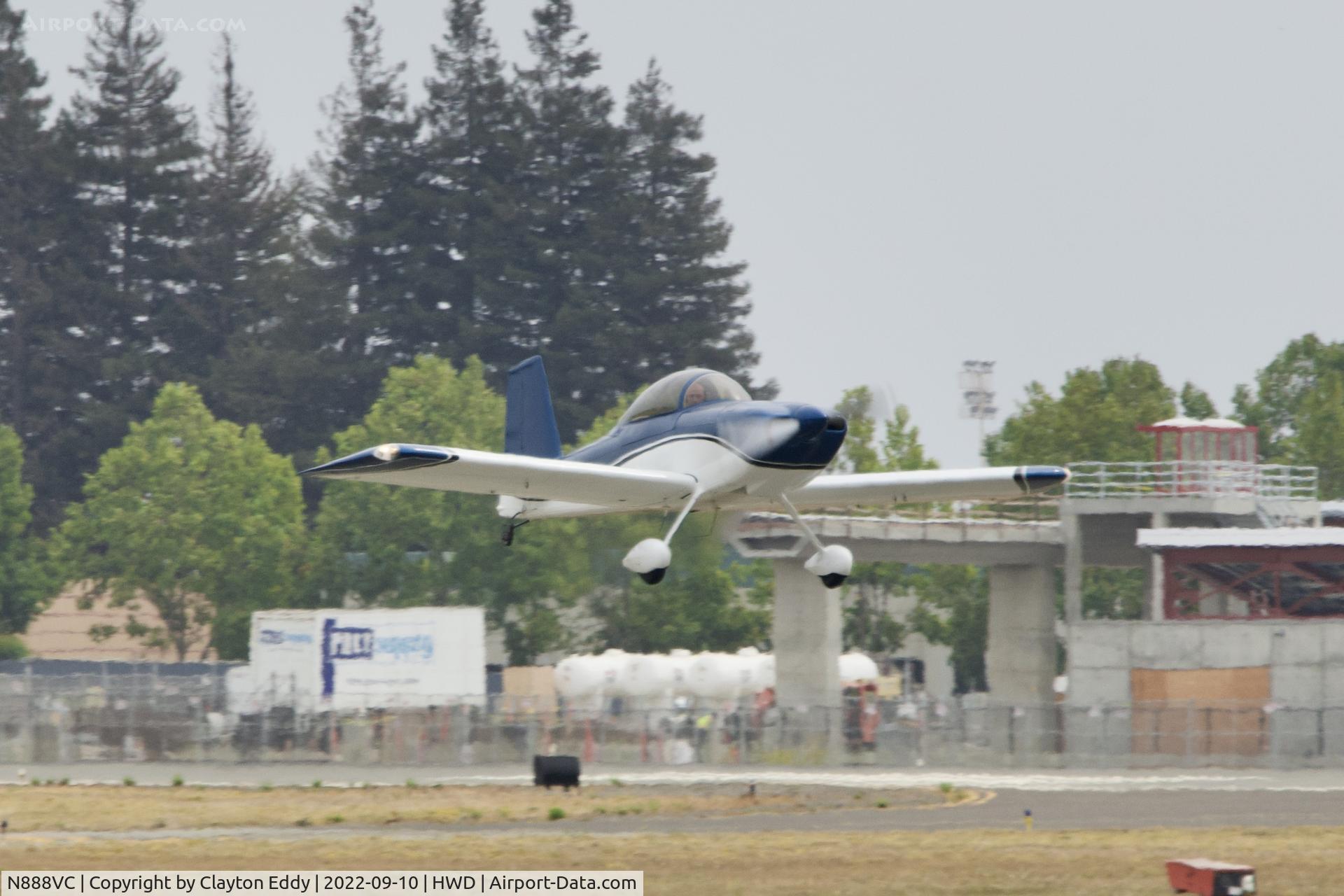 N888VC, 2012 Vans RV-8 C/N 82944, Hayward airport in California 2022.