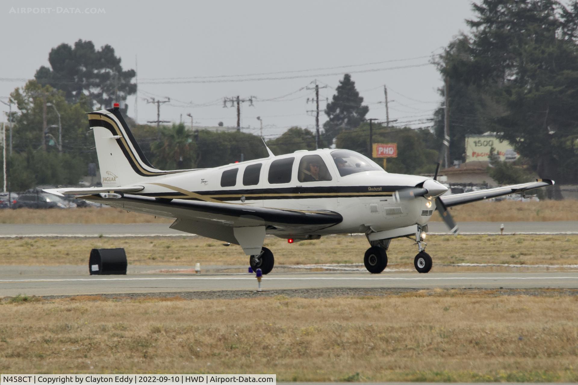 N458CT, 2000 Raytheon Aircraft Company B36TC Bonanza C/N EA-661, Hayward airport in California 2022.