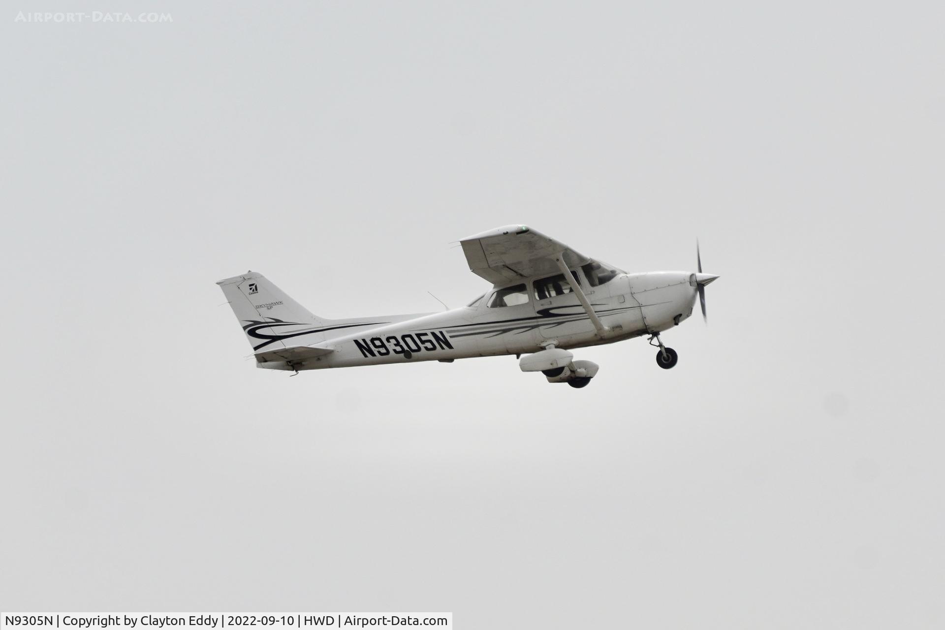 N9305N, Cessna 172S C/N 172S11132, Hayward airport in California 2022.