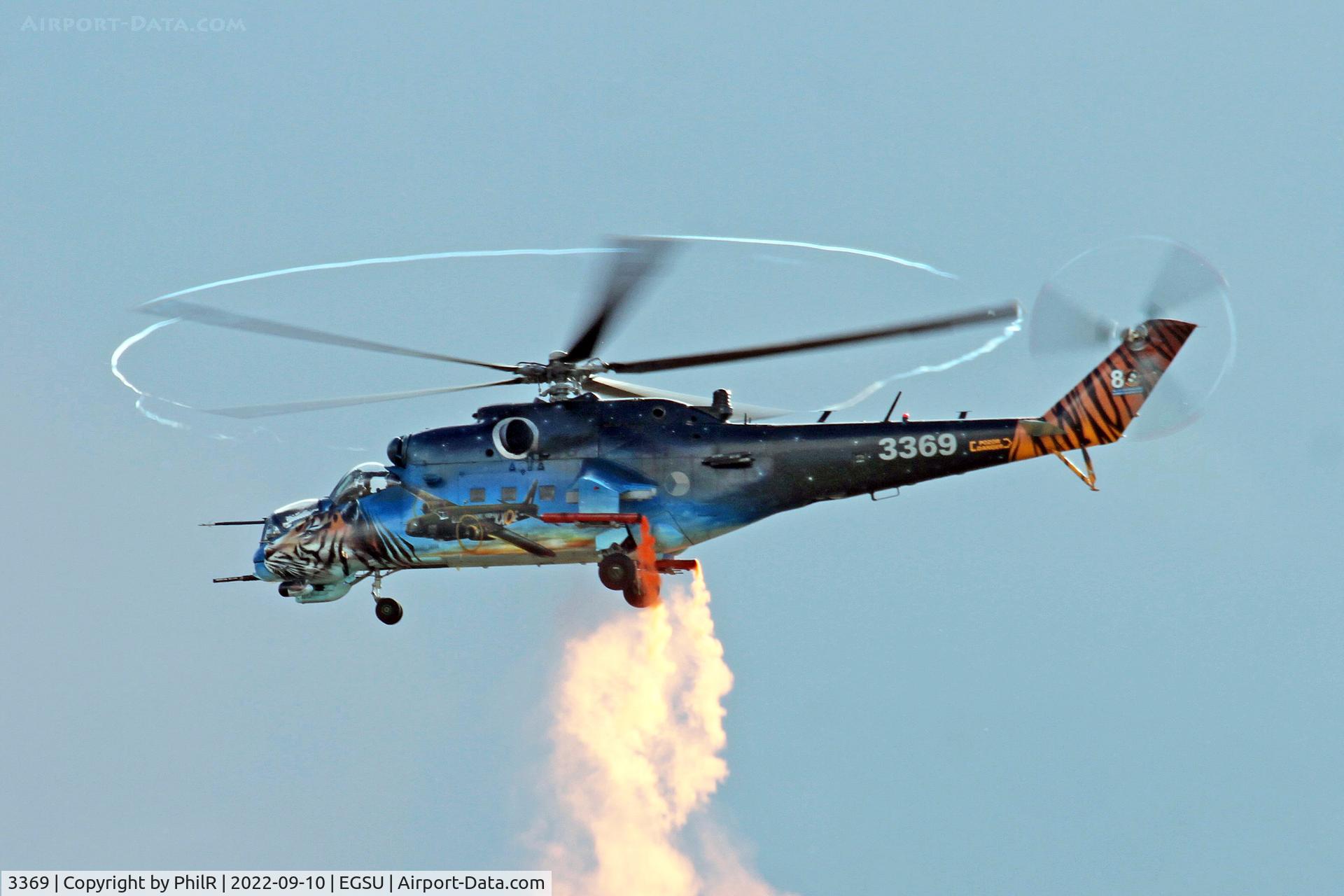 3369, Mil Mi-35 Hind E C/N 203369, 3369 Mil Mi-35 Hind E Czech Air Force BoB Display Duxford