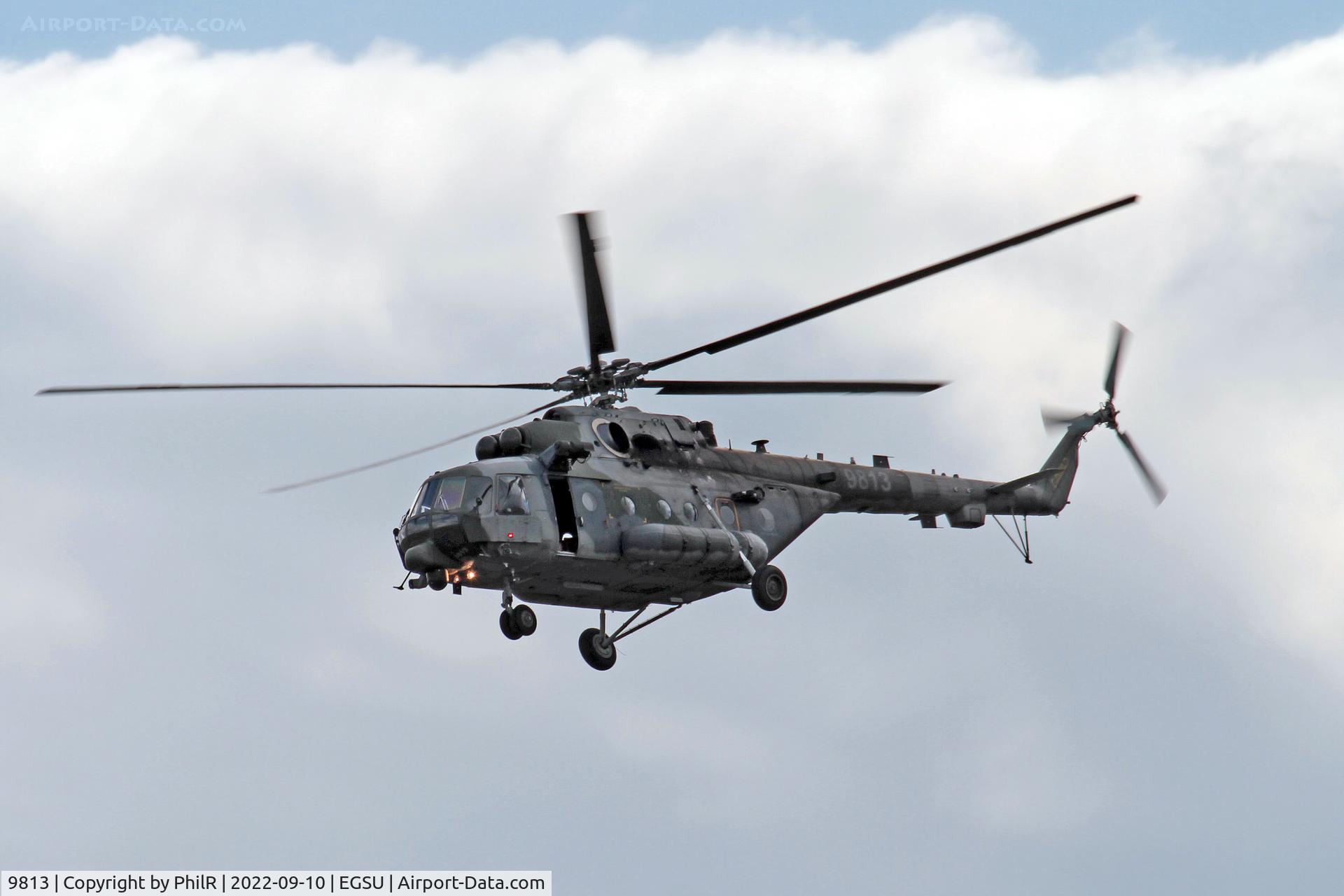 9813, Mil Mi-171Sh Hip C/N 59489619813, 9813 Mil Mi-17-1SH Hip Czech Air Force BoB Display Duxford