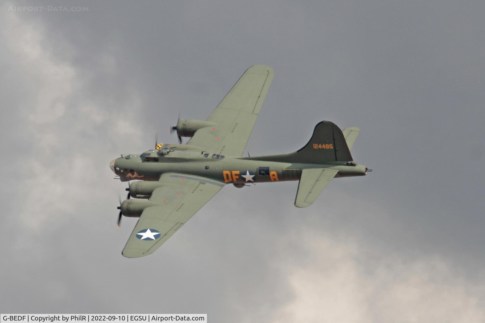 G-BEDF, 1944 Boeing B-17G Flying Fortress C/N 8693, 124485 (44-85784, G-BEDF) 1944 Boeing B-17G Sally B BoB Display Duxford