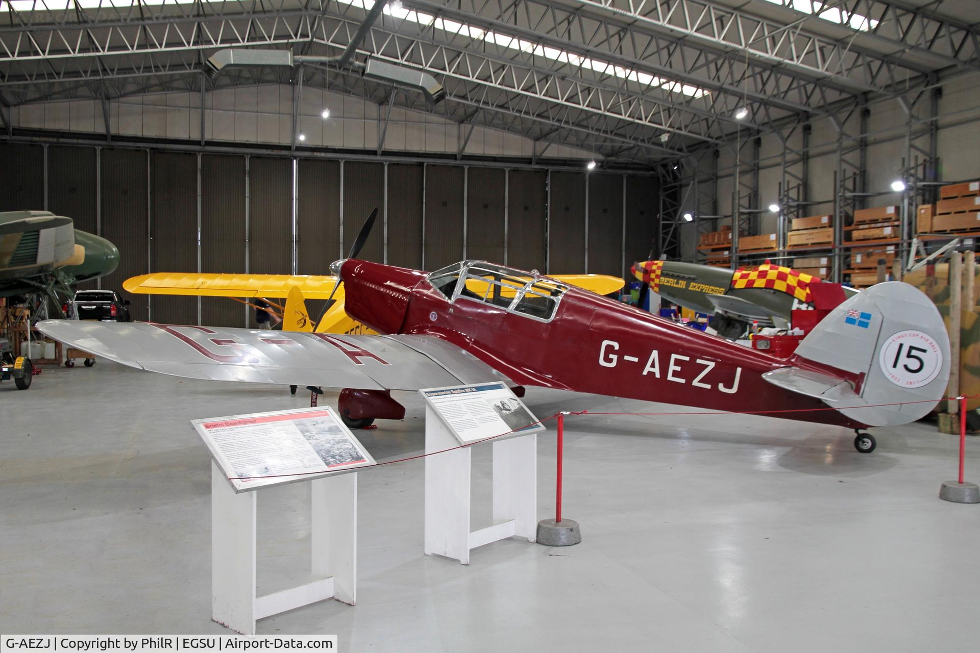 G-AEZJ, 1937 Percival P-10 Vega Gull C/N K.65, G-AEZJ 1937 Percival P10 Vega Gull BoB Display Duxford