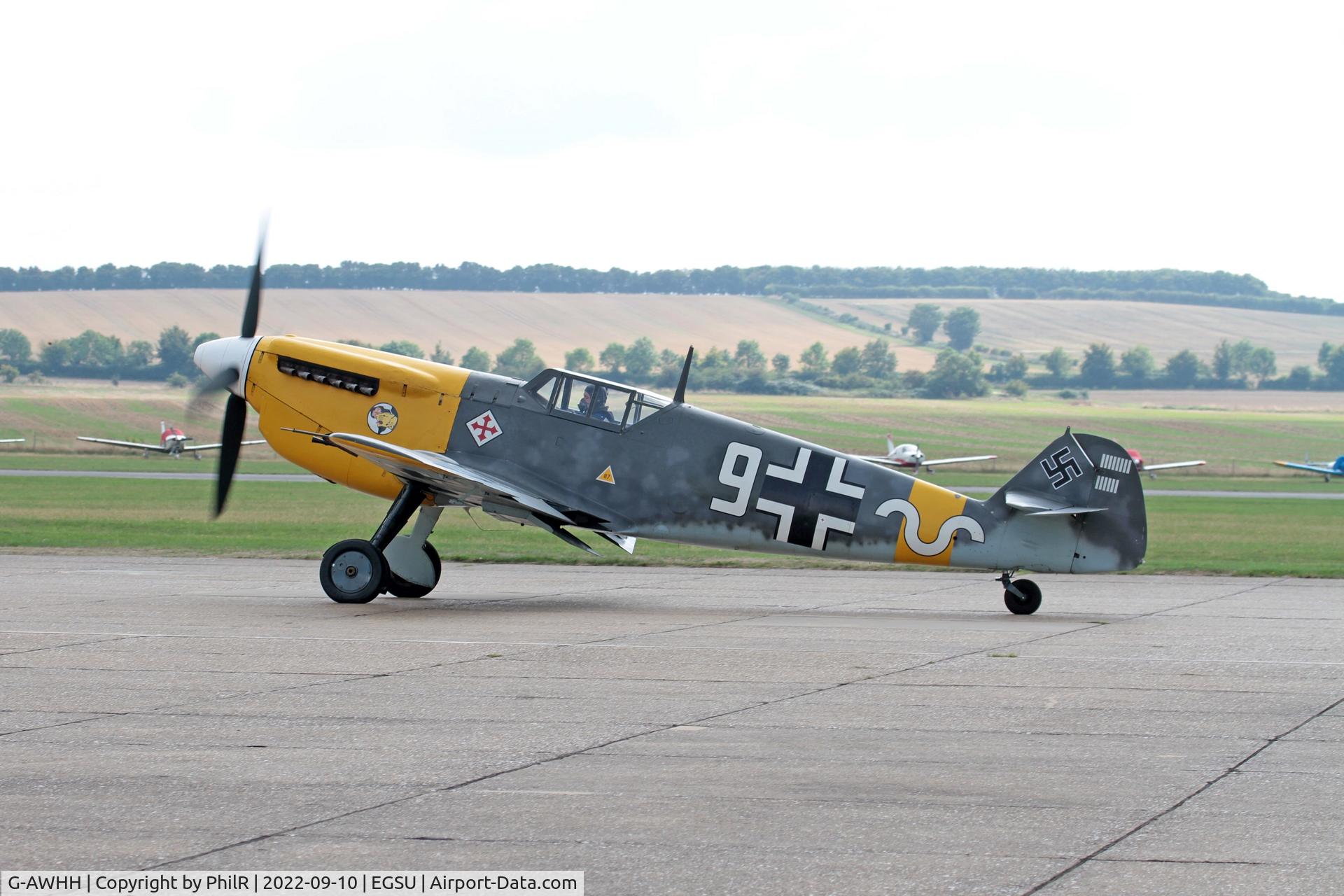 G-AWHH, 1958 Hispano HA-1112-M1L Buchon C/N 145, G-AWHH (White 9, C4K-105) 1958 Hispano HA-1112 M1L Buchon BoB Display Duxford