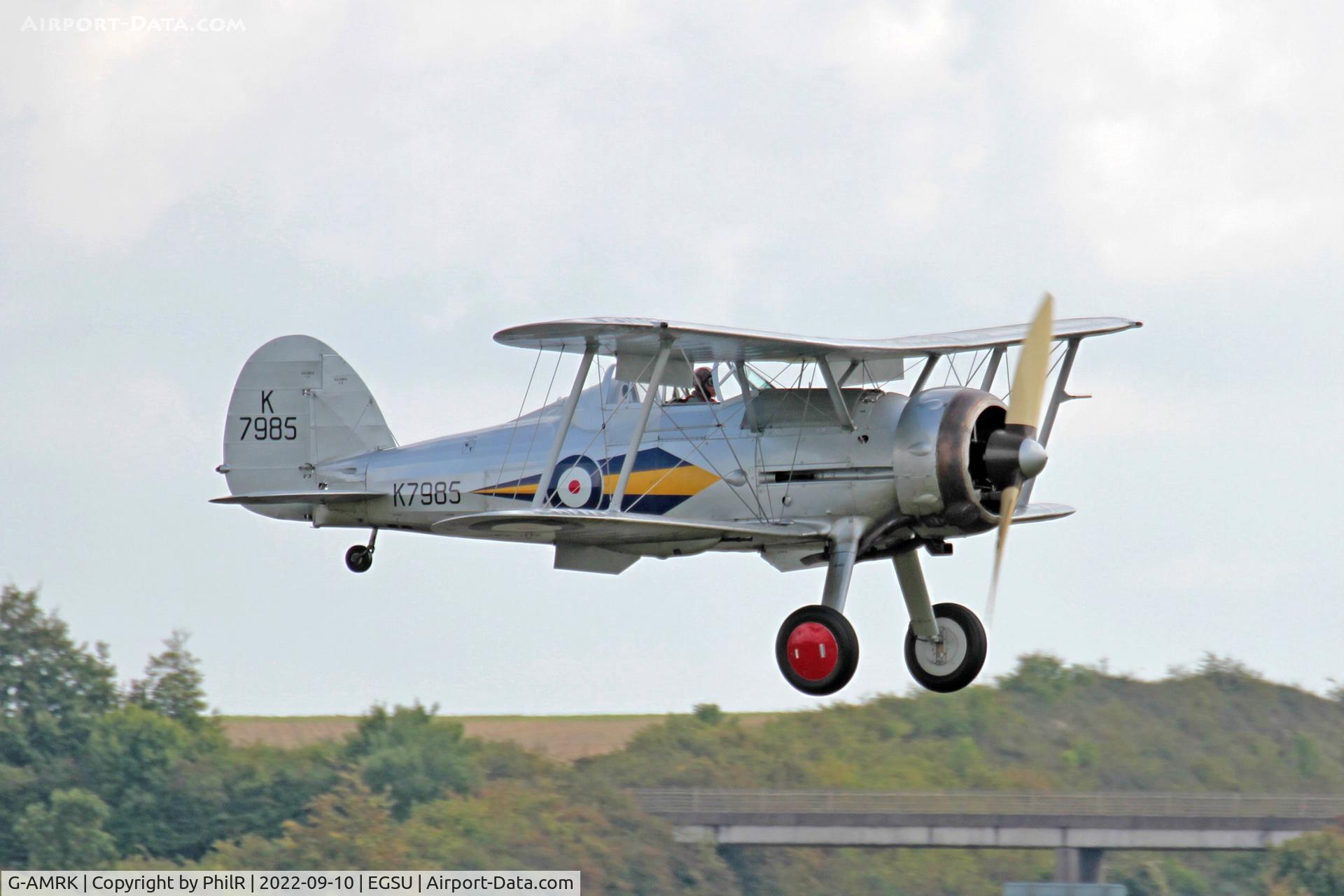 G-AMRK, 1937 Gloster Gladiator Mk1 C/N [L8032], K7895 (L8032, G-AMRK) 1937 Gloster Gladiator l BoB Display Duxford