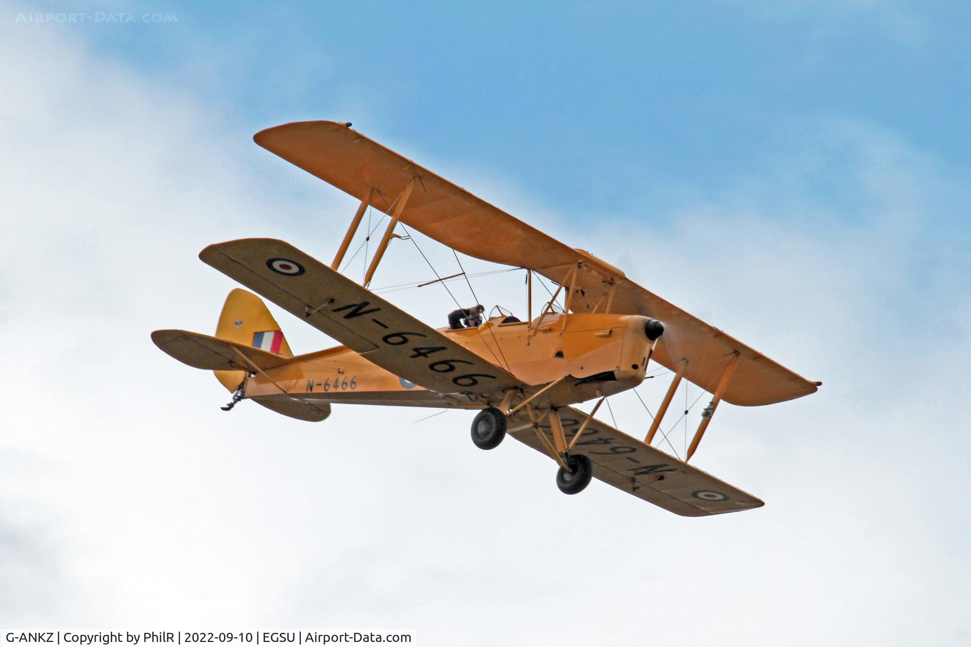 G-ANKZ, 1938 De Havilland DH-82A Tiger Moth II C/N 3803, N6466 (G-ANKZ) 1938 DH82A Tiger Moth BoB Display Duxford