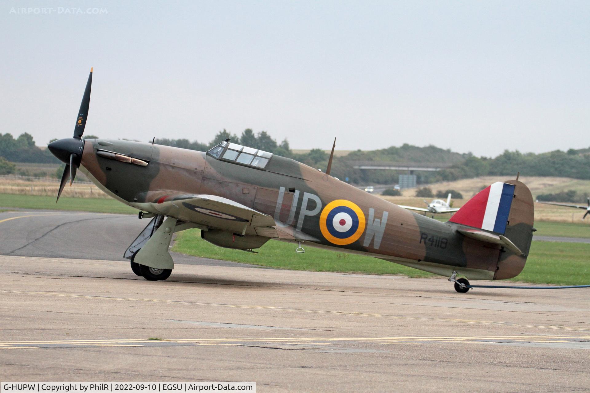 G-HUPW, 1940 Hawker Hurricane I C/N G592301, R4118 (G-HUPW) 1940 Hawker Hurricane l BoB Display Duxford
