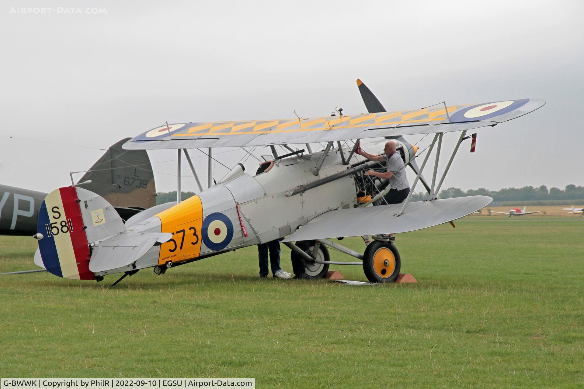 G-BWWK, 1932 Hawker Nimrod I C/N 41H-43617, S1581 (G-BWWK) 1932 Hawker Nimrod I BoB Display Duxford