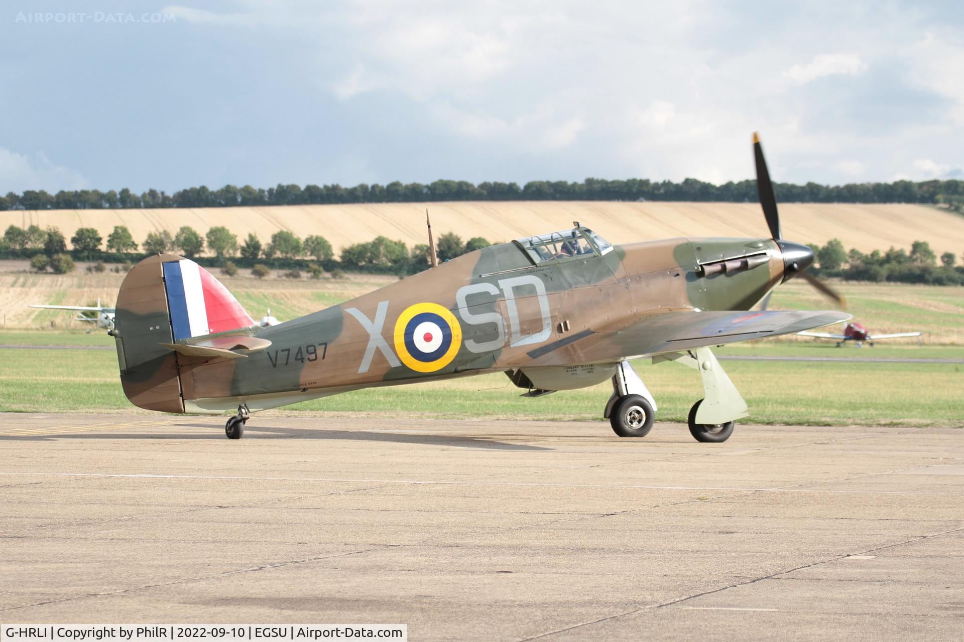 G-HRLI, 1940 Hawker Hurricane I C/N 41H-136172, V7497 (G-HRLI) 1940 Hawker Hurricane l BoB Display Duxford