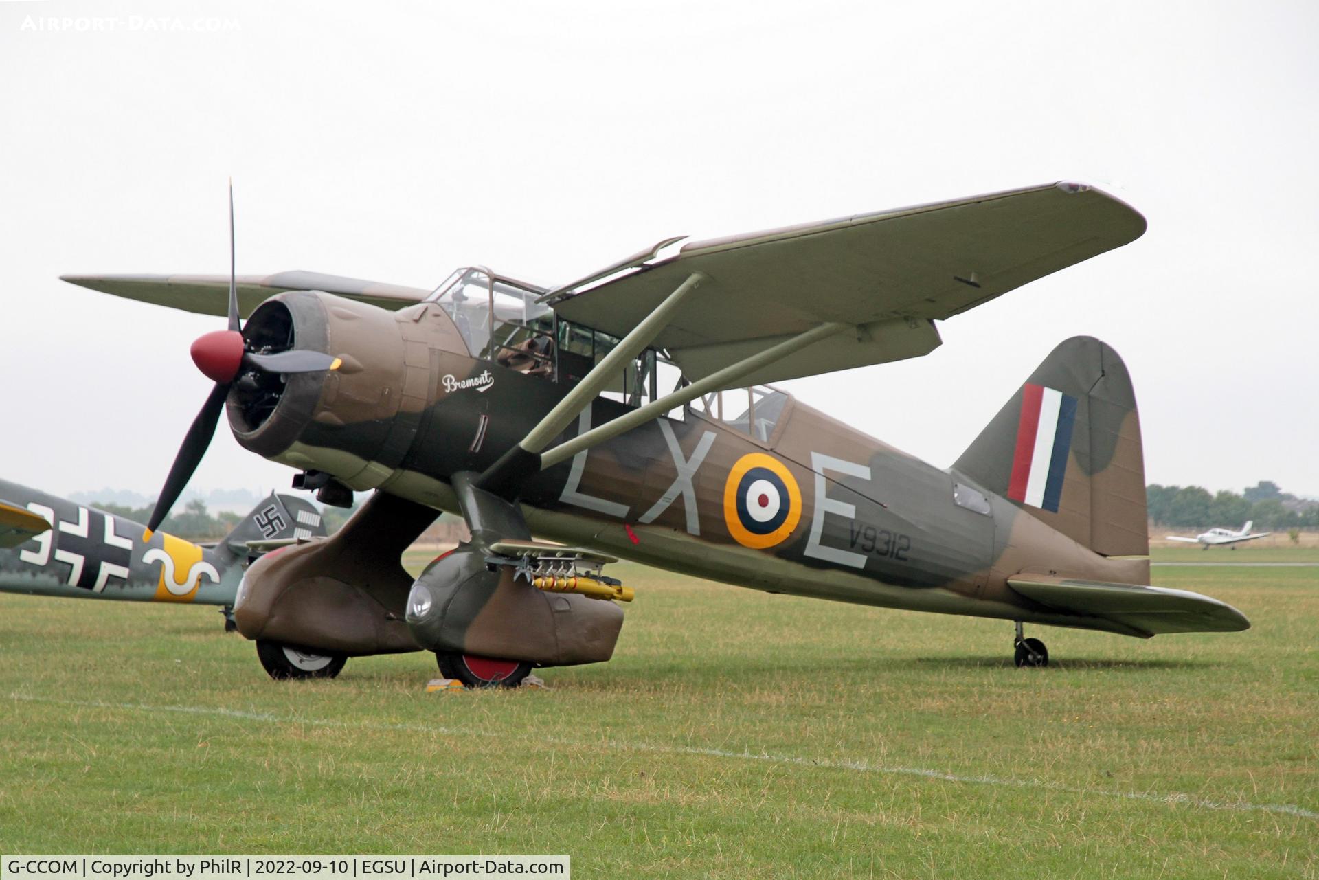 G-CCOM, 1939 Westland Lysander IIIA C/N Y1363, V9312 (G-CCOM) 1940 Westland Lysander lllA BoB Display Duxford