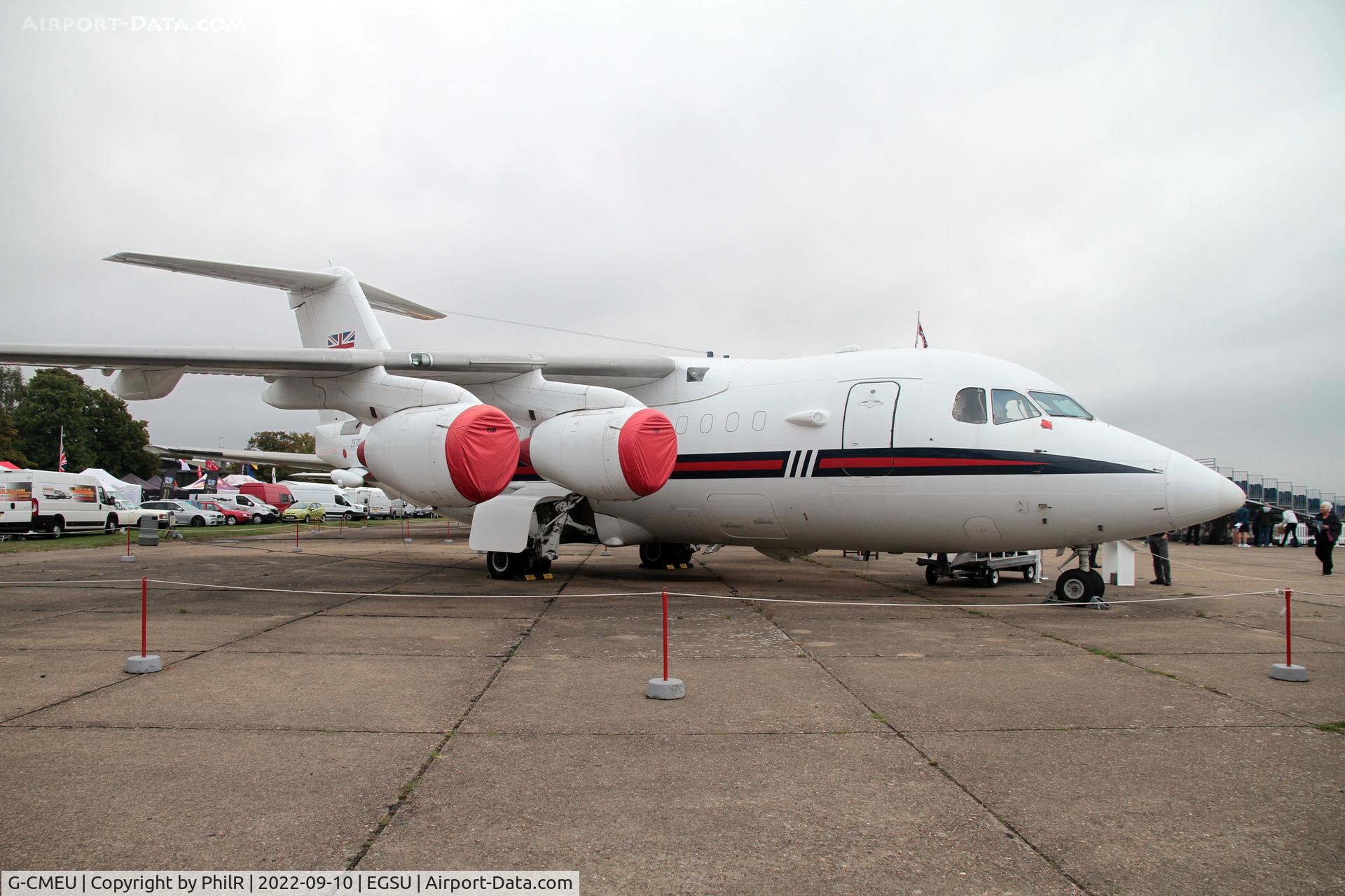 G-CMEU, 1985 British Aerospace BAe.146 CC.2 C/N E1029, ZE701 (G-CMEU) 1985 BAe 146 CC2 BoB Display Duxford