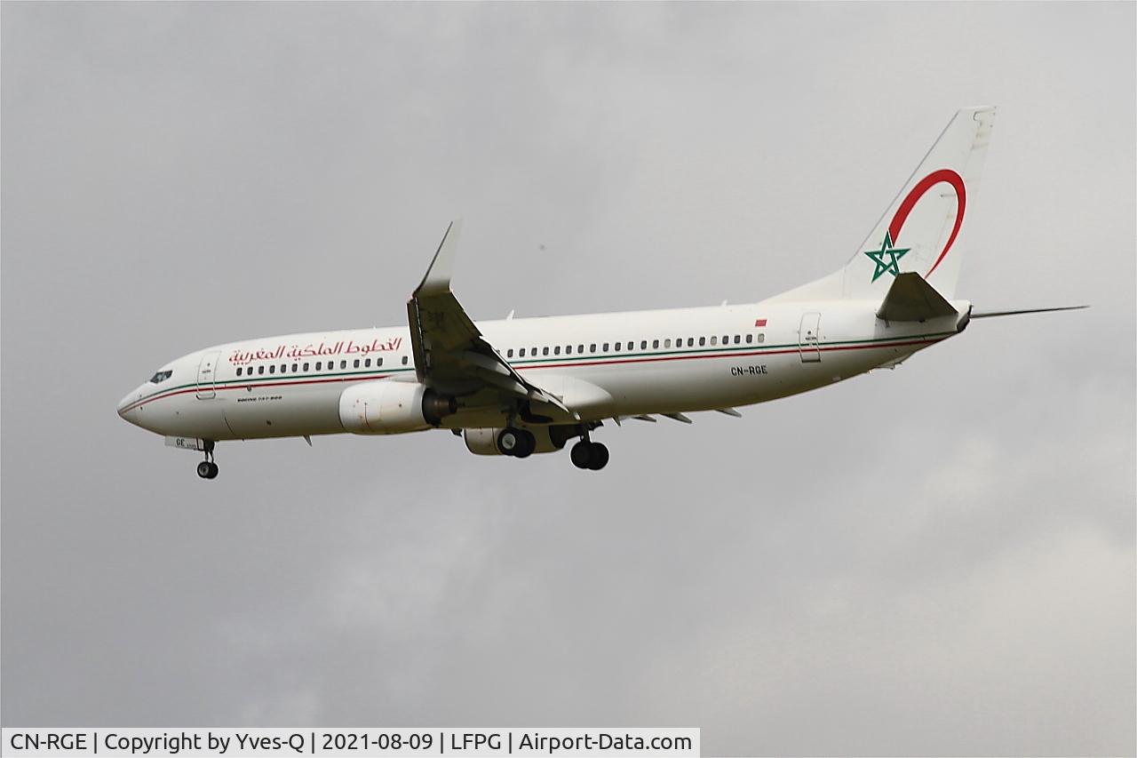 CN-RGE, 2011 Boeing 737-86N C/N 36822, Boeing 737-86N, On final rwy 26L, Roissy Charles De Gaulle airport (LFPG-CDG)