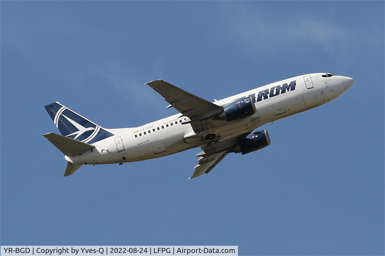 YR-BGD, 1994 Boeing 737-38J C/N 27182/2663, Boeing 737-38J, Climbing from rwy 09R, Roissy Charles De Gaulle airport (LFPG-CDG)