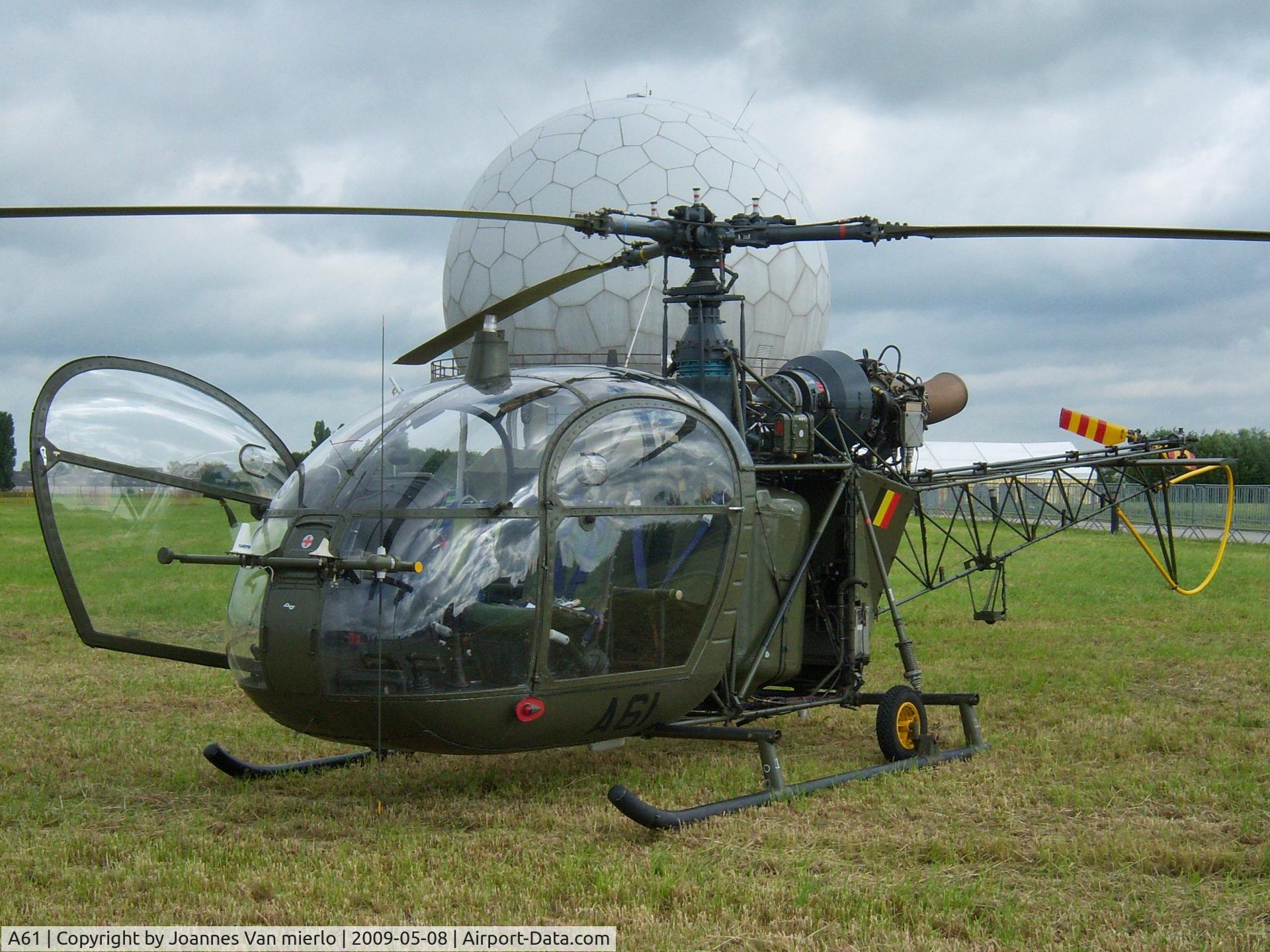 A61, Sud Aviation SA-318C Alouette II C/N 00000000, Semmerzake Open Door